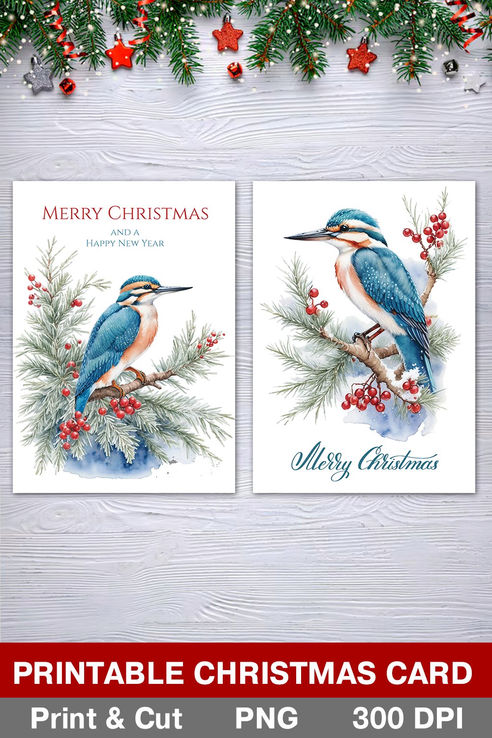 Merry Christmas Card printable