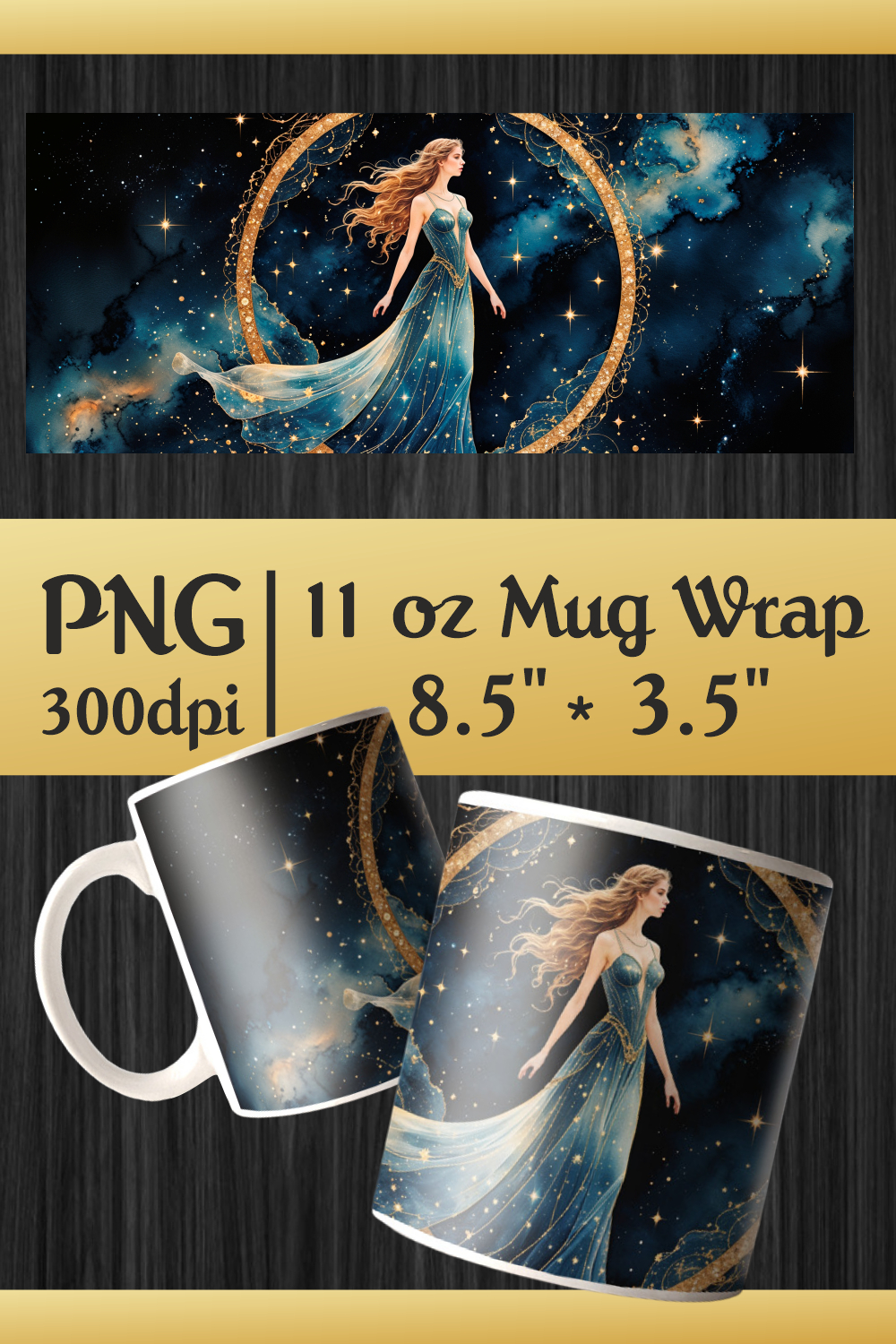 Virgo Zodiac 11oz Mug Wrap