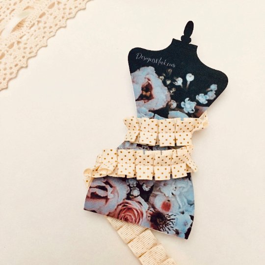 Thread spools template, floral pattern template thread spool