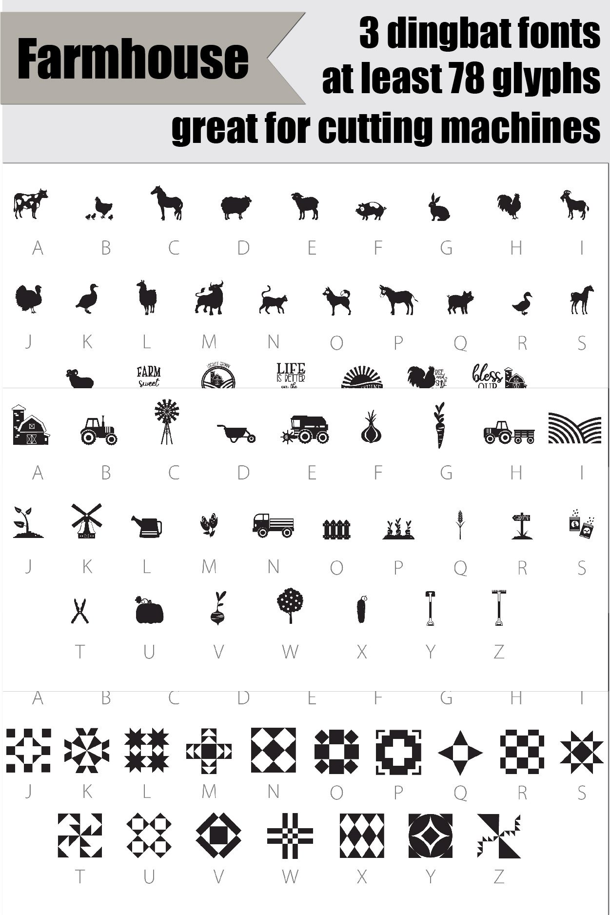 Dingbat Fonts List