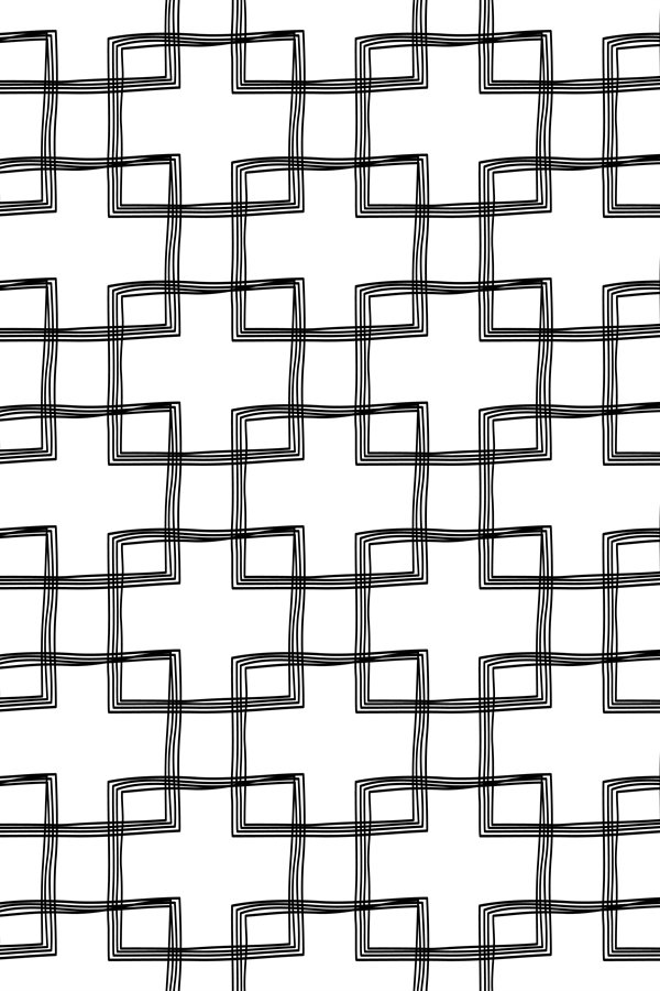 Scribble seamless pattern design - hand drawn hipster textur