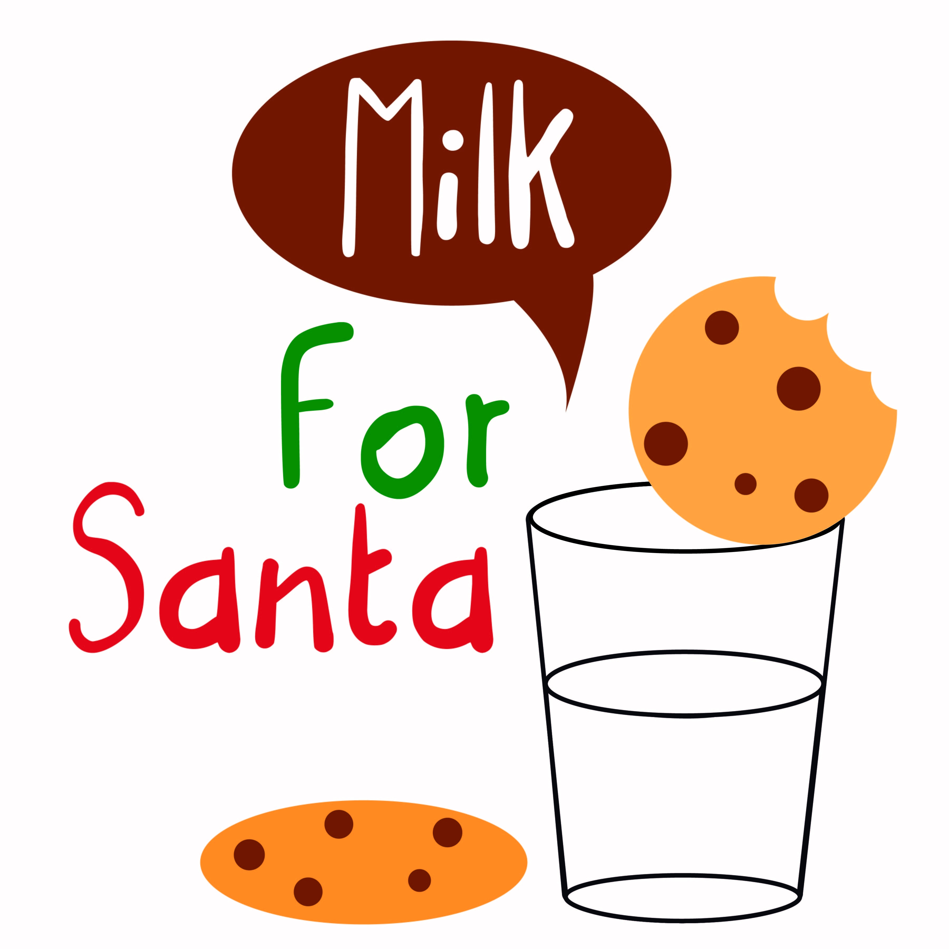 Milk for Santa christmas svg (852822) Illustrations Design Bundles
