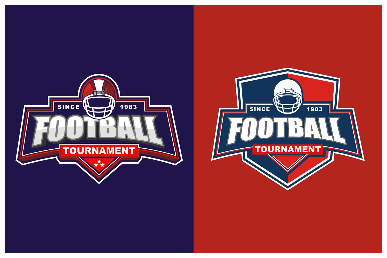American Football Tournament Logo Design (805698) Logos Design Bundles