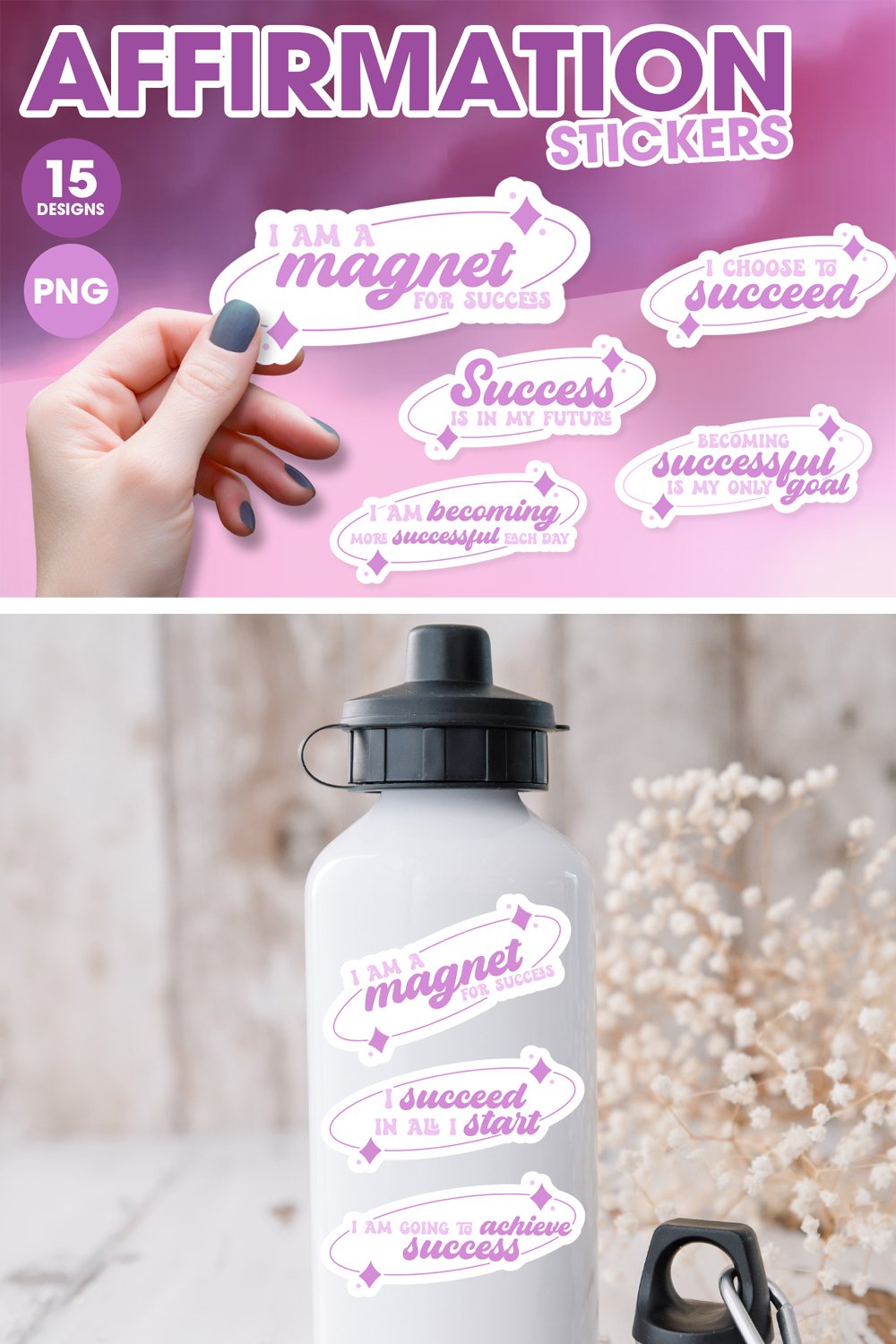 Affirmation Stickers | Manifestation Stickers