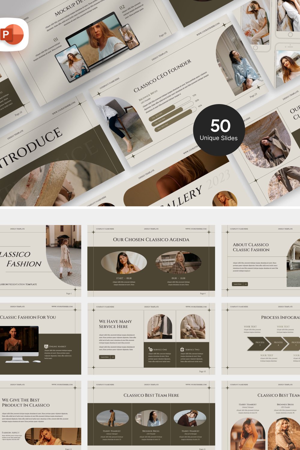 Minimalist Fashion Presentation Template