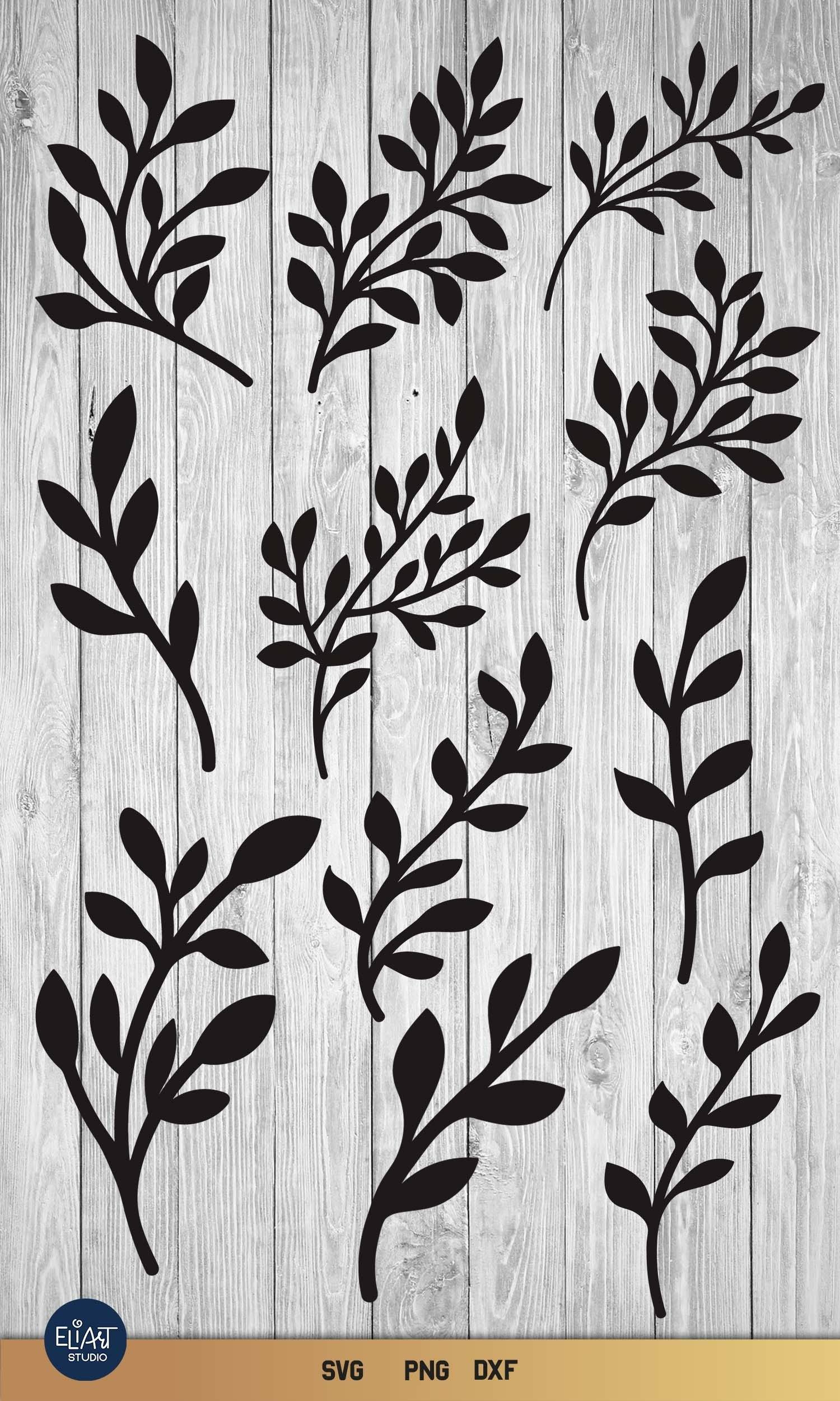 Leaves and Branches SVG | Tree Branch PNG Designs