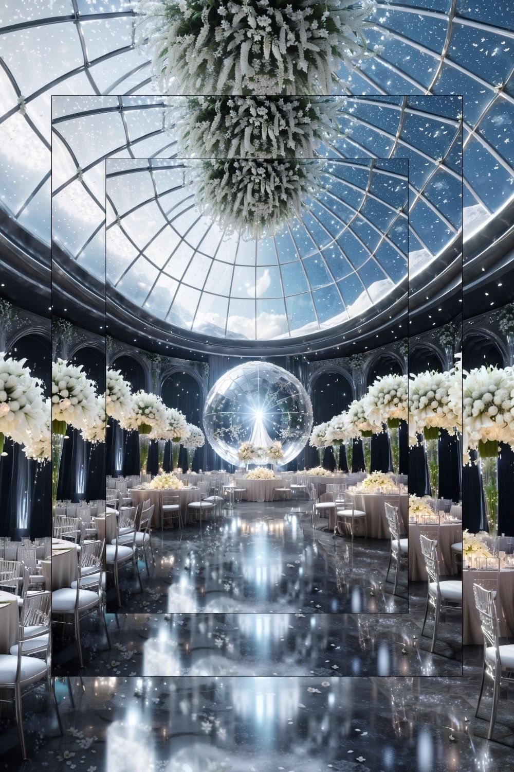 5 Glass Dome Digital Backdrops