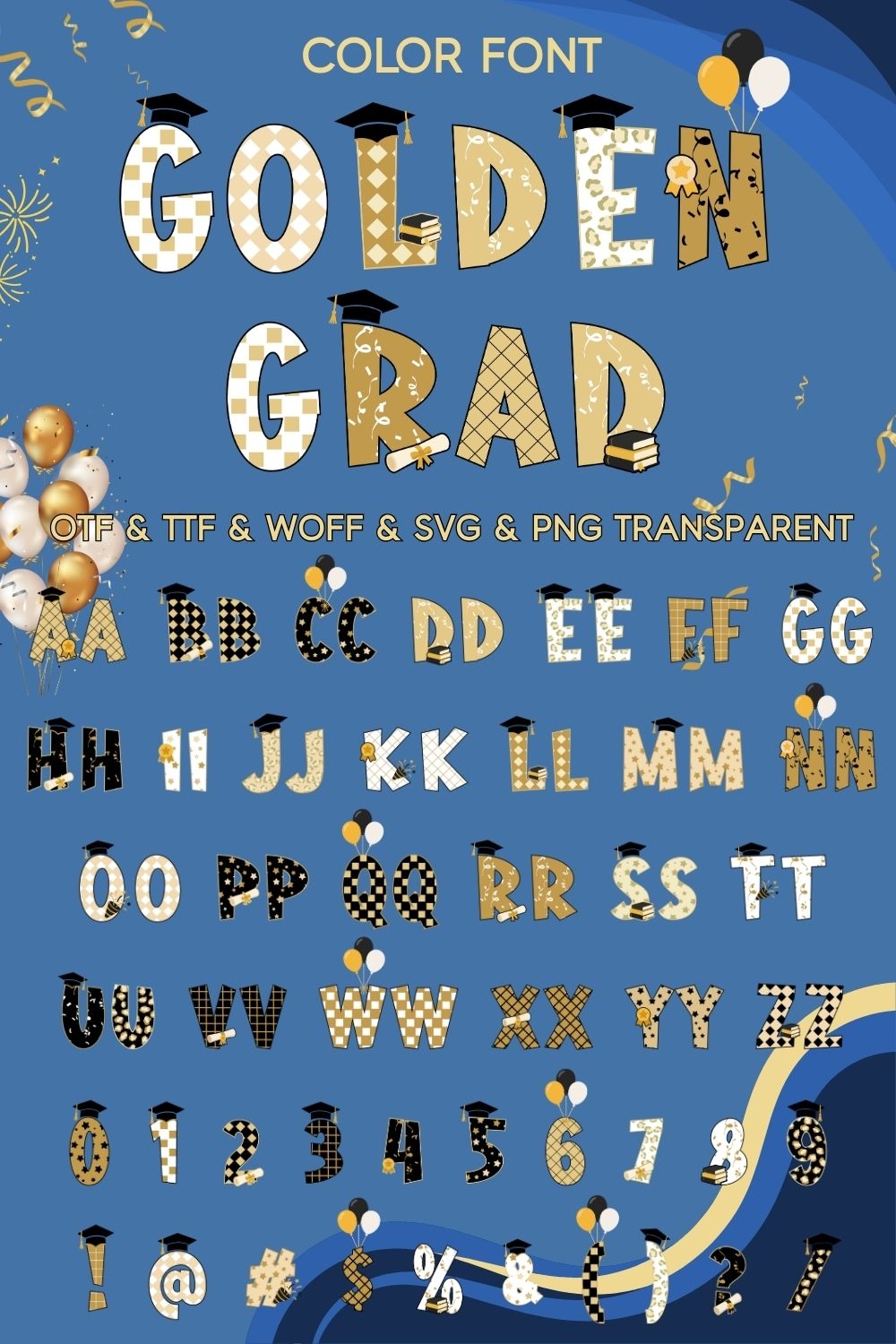 Golden Grad Font