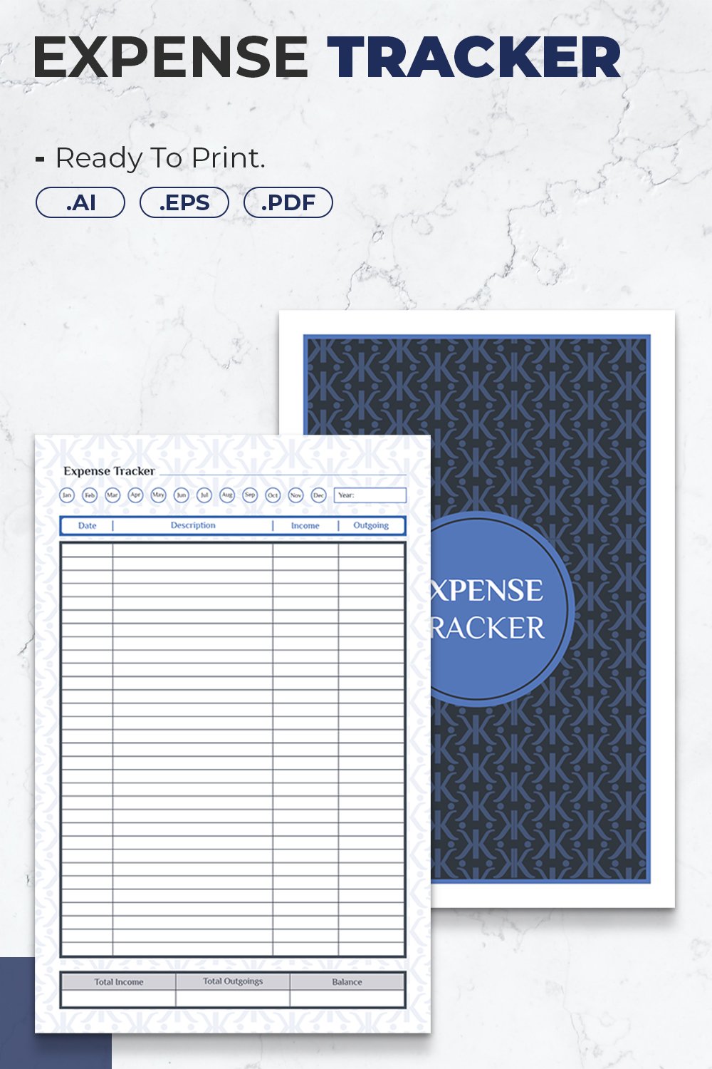 Expense Tracker | Printable Template (2353414)