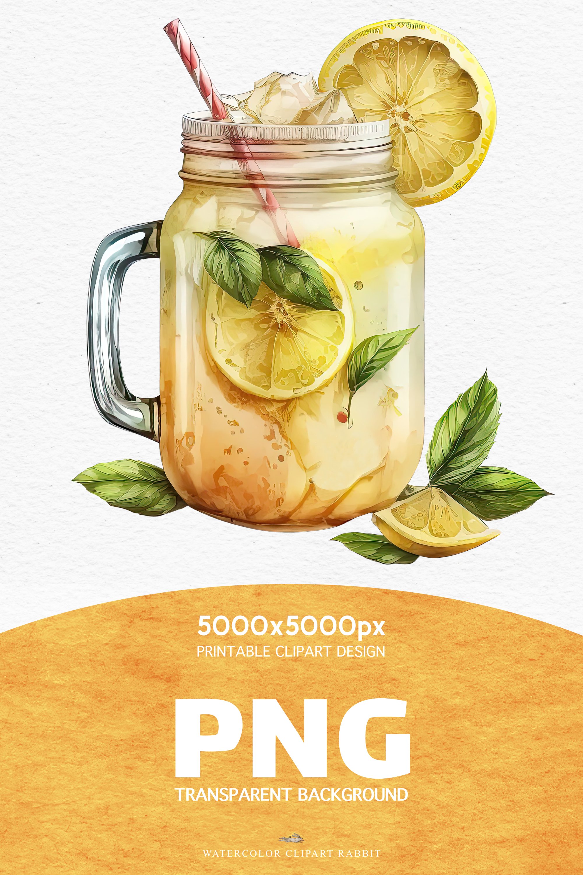 Cold Lemonade Summer Drinks Lemon Berries Clipart PNG image