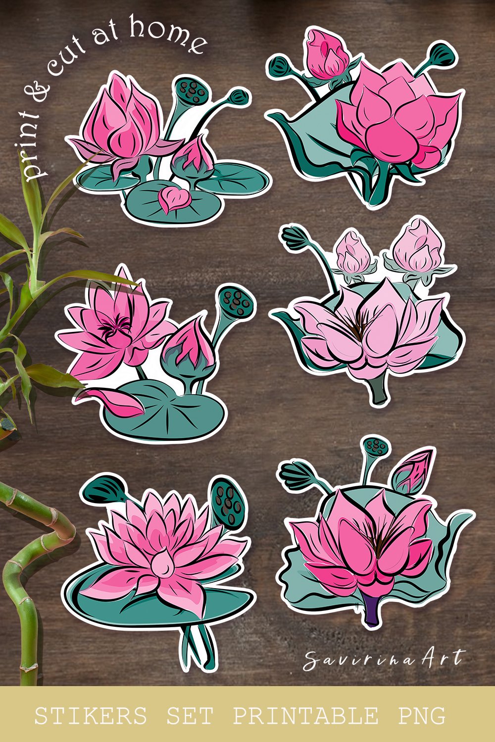 Asia Design Sticker Stickers set Printable. Sticker PNG Asia flowers (2847017)