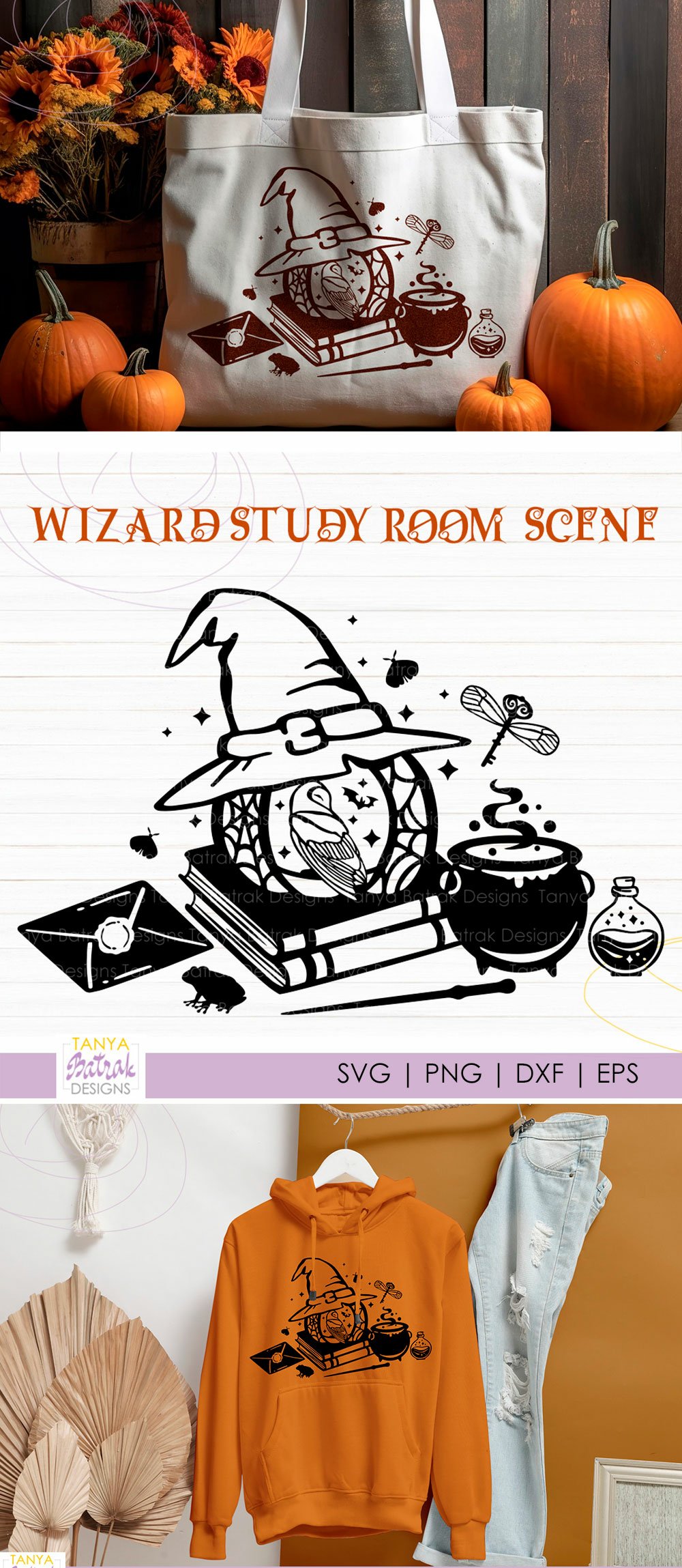 Wizard Study Room Scene | Magic SVG, Witch, Halloween