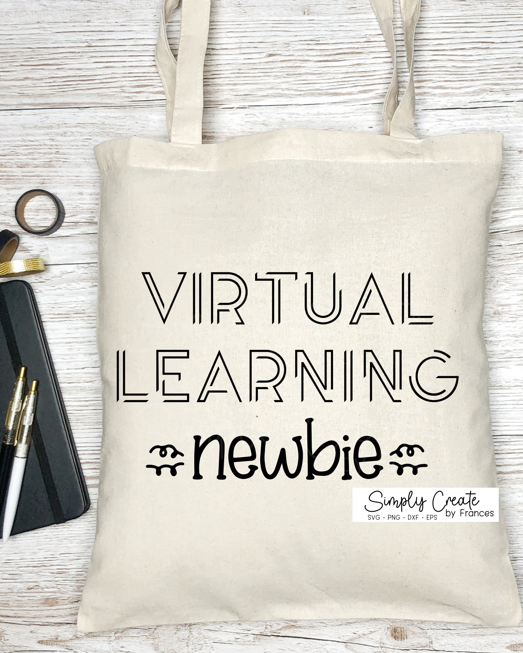 Virtual Learning Newbie SVG | School Time