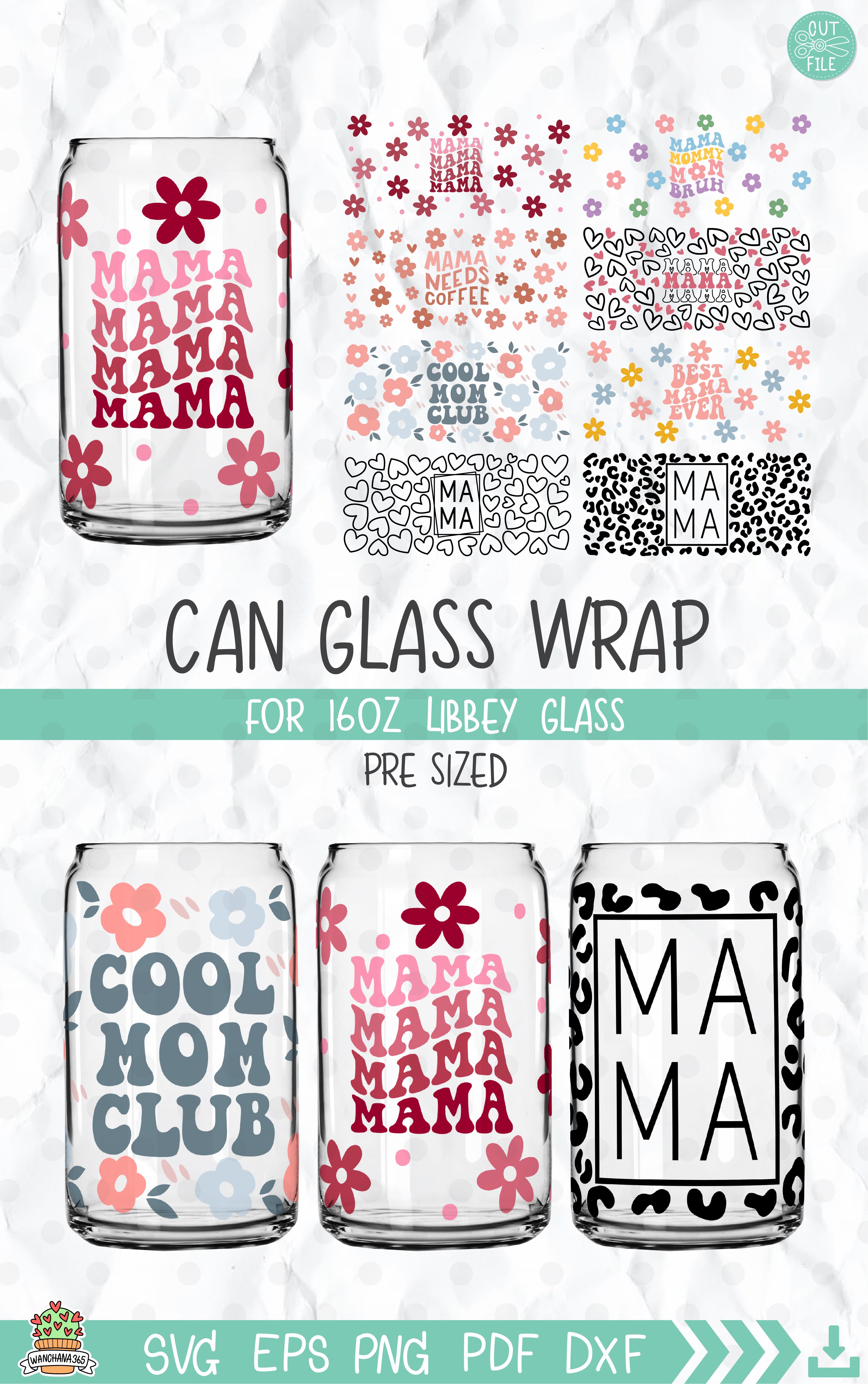 Mama glass can svg bundle beer can svg mama glass can svg