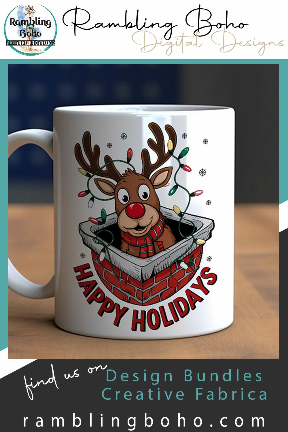 Happy Wednesday Rudolph Happy Holidays Rudolph Christmas Lights