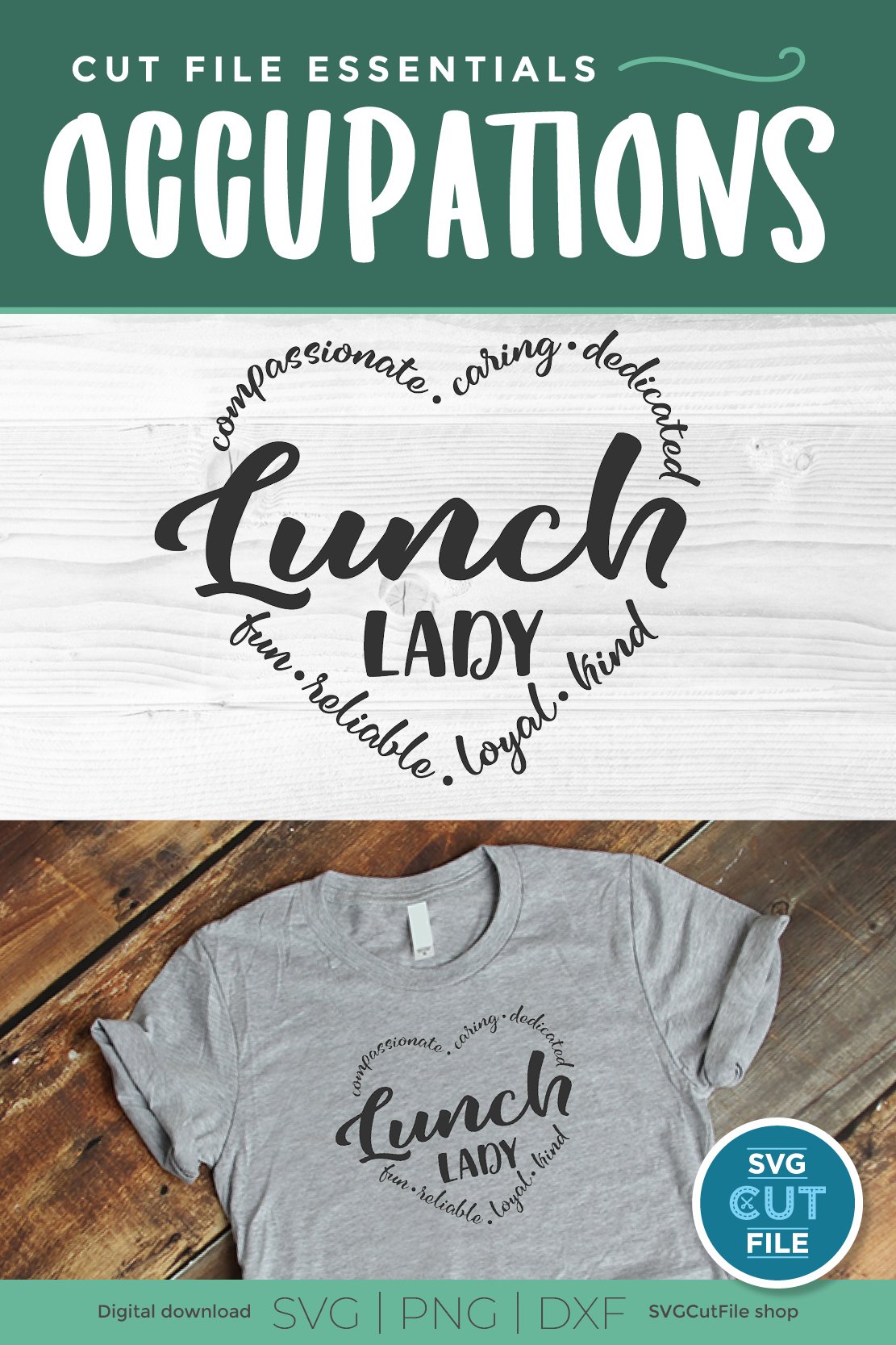 Lunch lady svg perfect for your lunch team