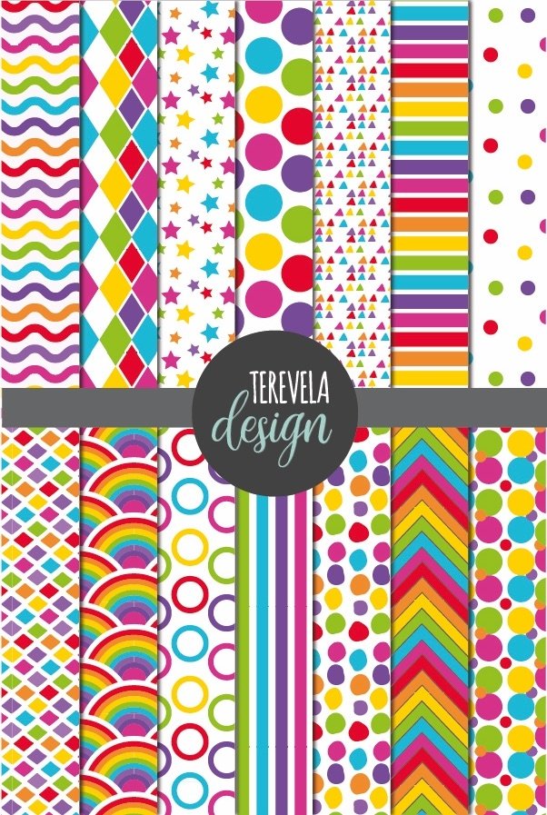 RAINBOW PATTERN, RAINBOW PAPER