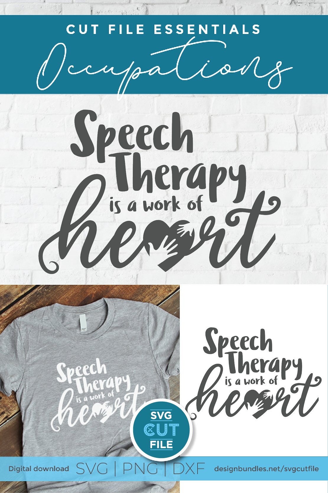 Speech Therapy Svg A Speech Therapy Is A Work Of Heart Svg