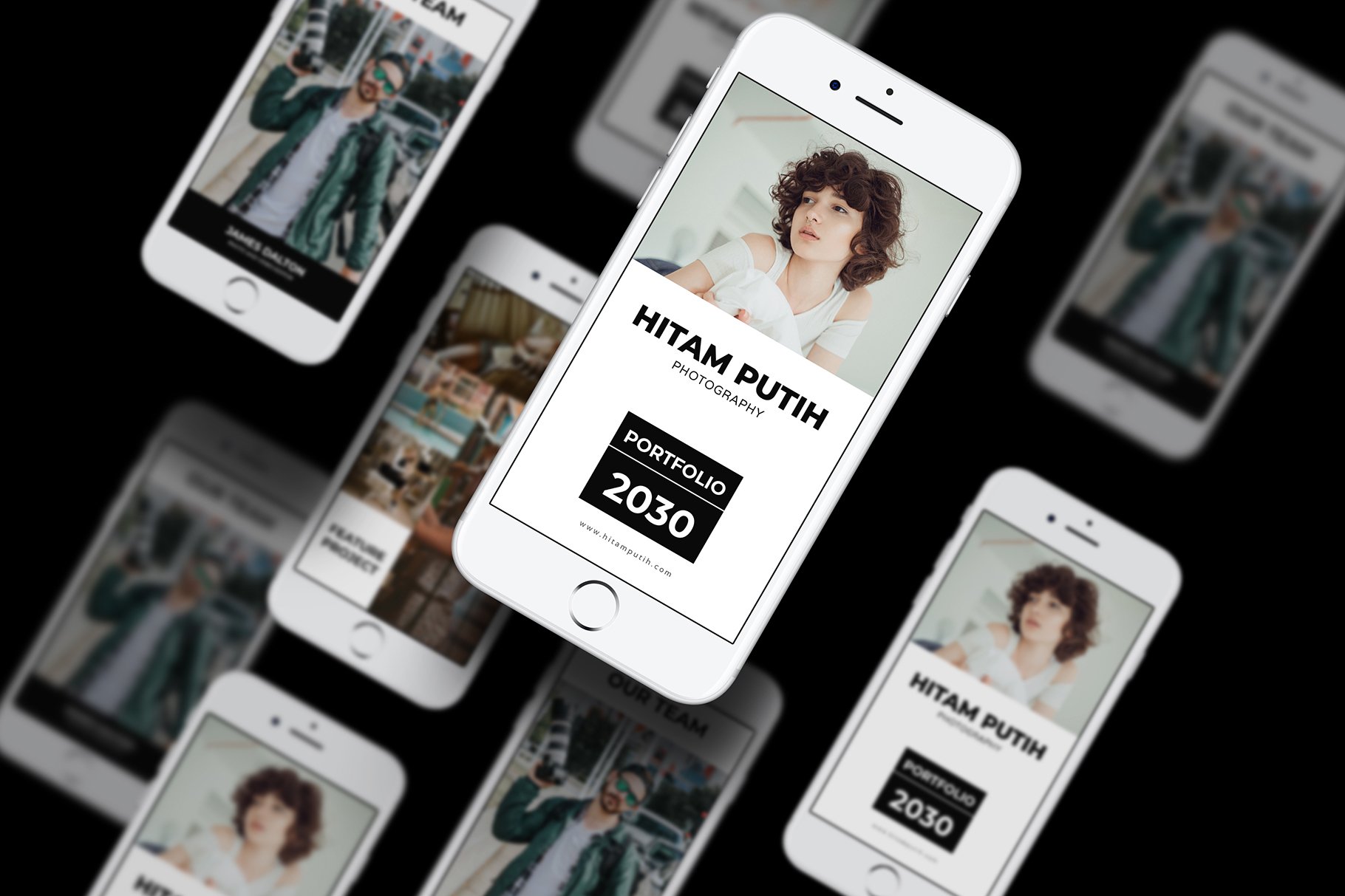 Hitam Putih Photography Instagram Stories Template