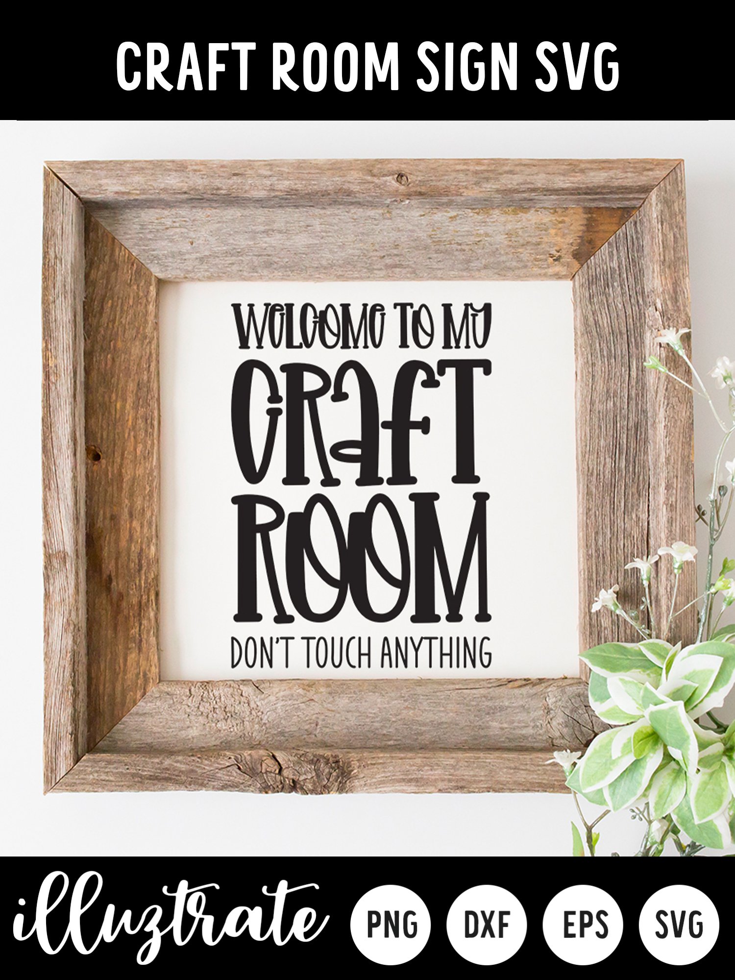Craft Room Sign SVG | Craft Room SVG Cut File