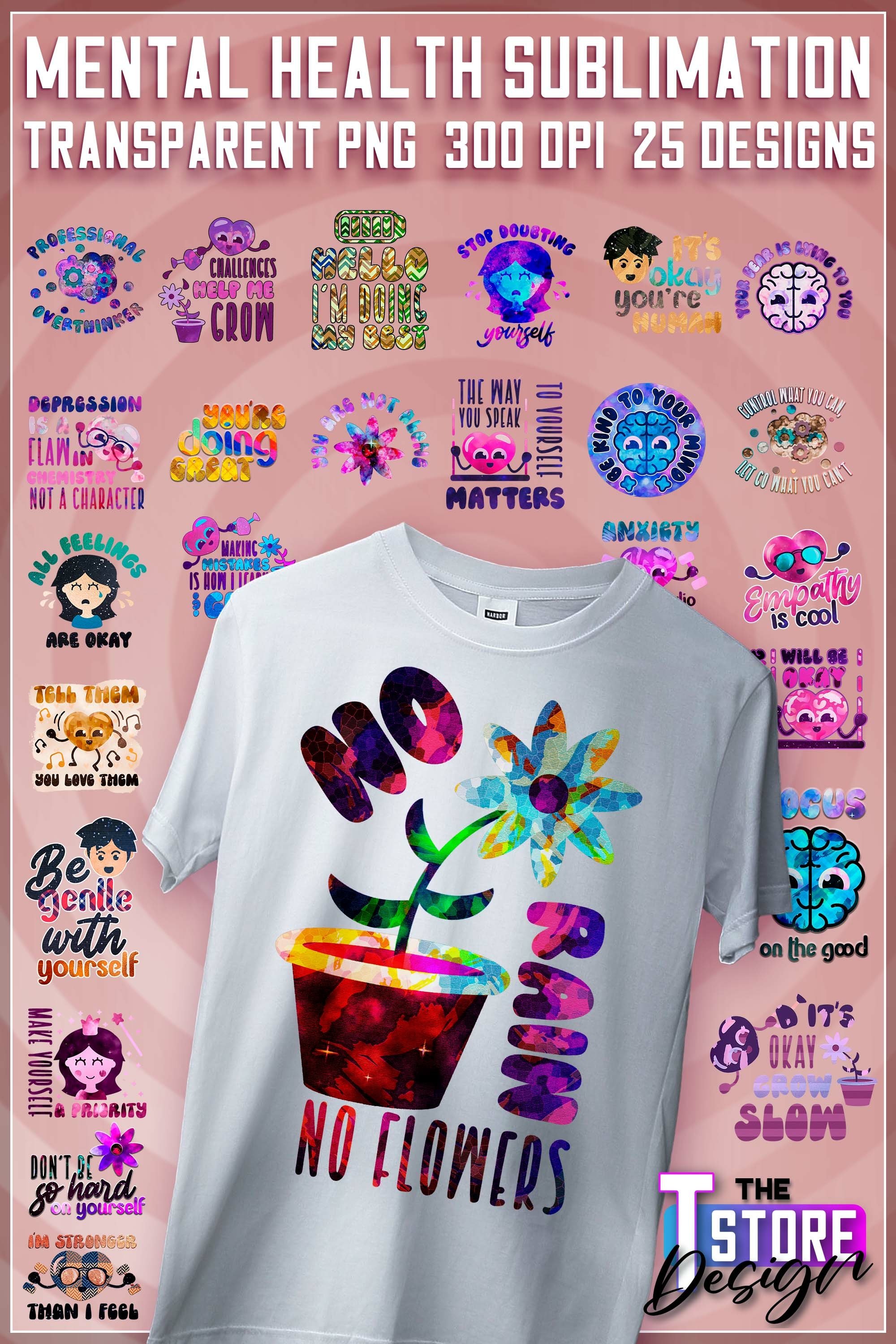 Mental Health Sublimation Bundle |Mental Healt (2492021)