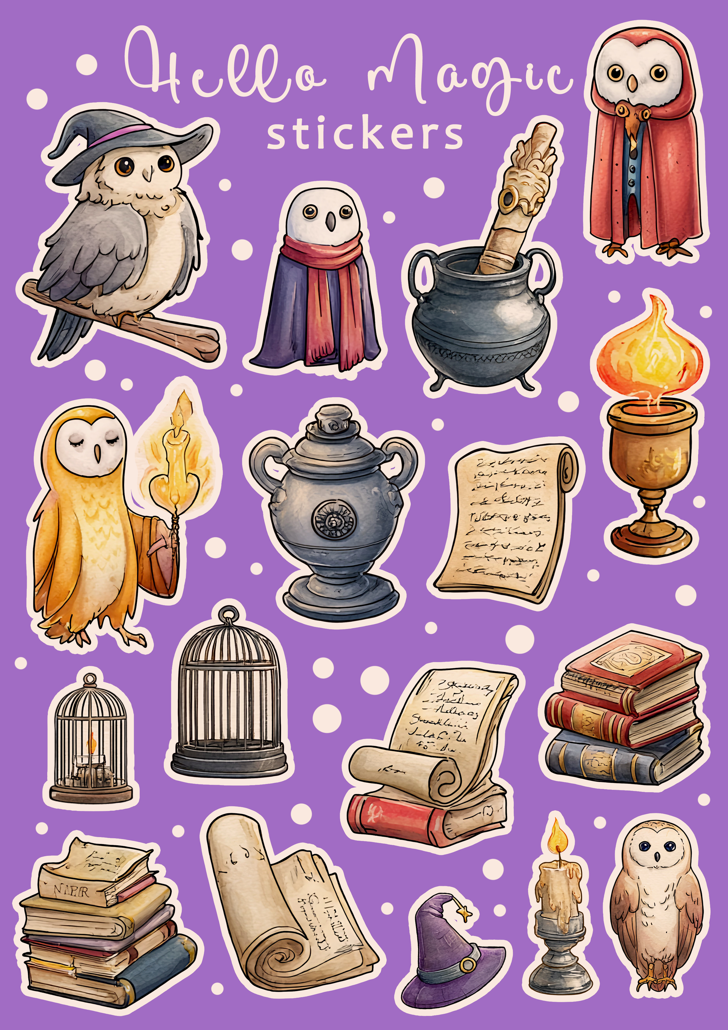 Sticker Layout For Magic Boot Magic