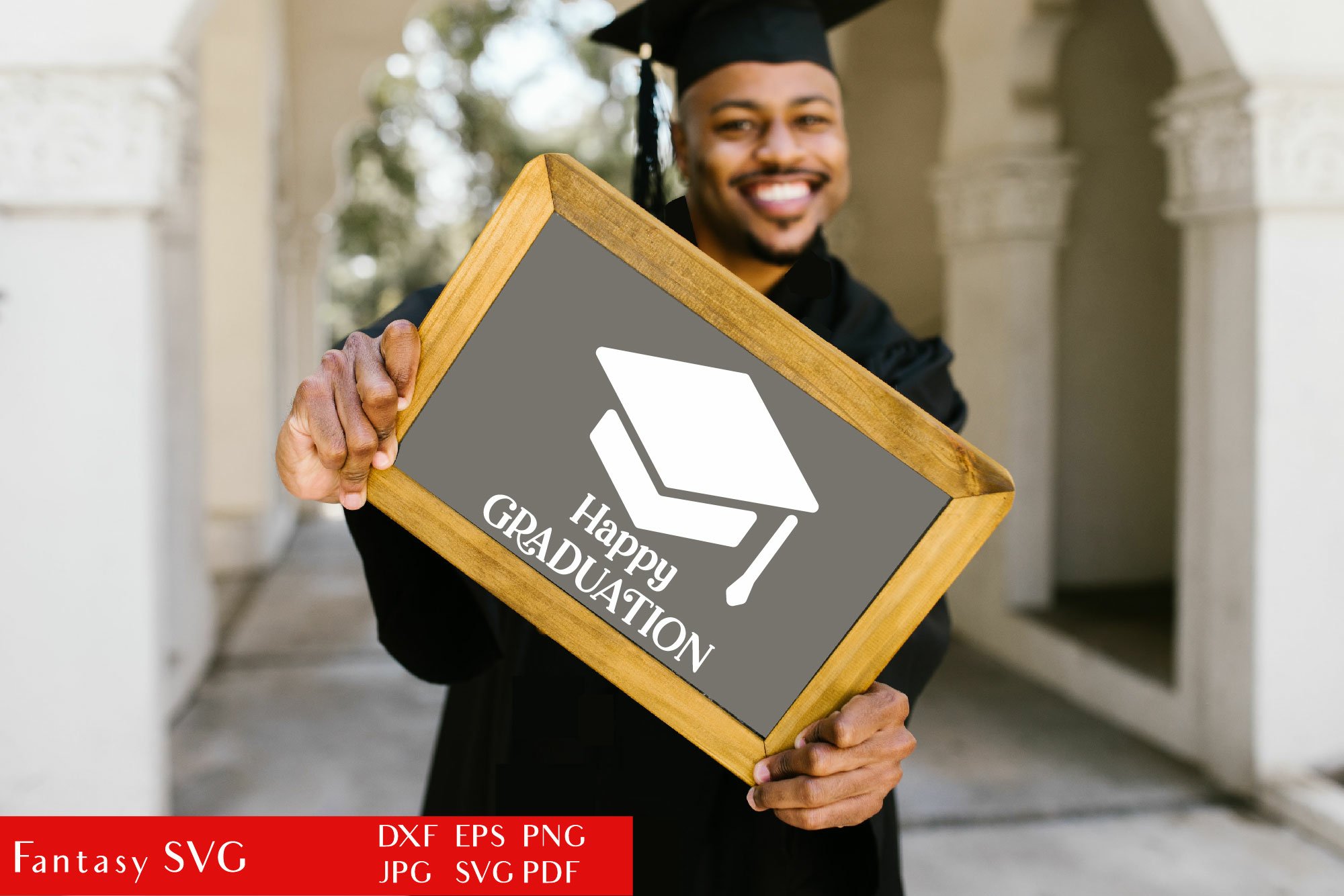 Happy Graduation | Celebration Quote SVG Cut File