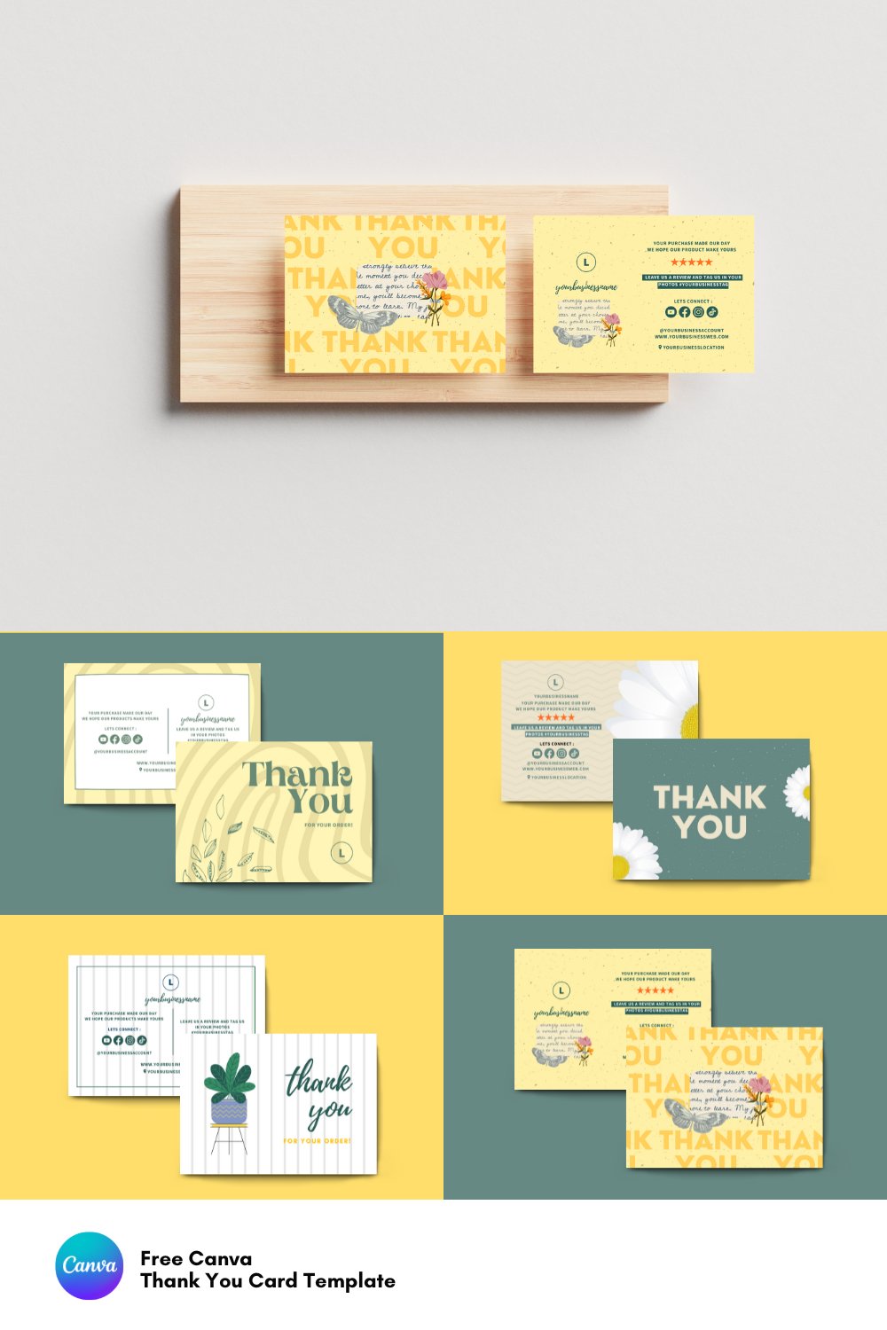 Thank You Card for Small Business | Canva Template