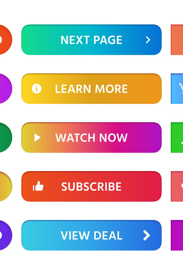 Genre Page' Button Gradient buttons. Rectangular next page button, read more an
