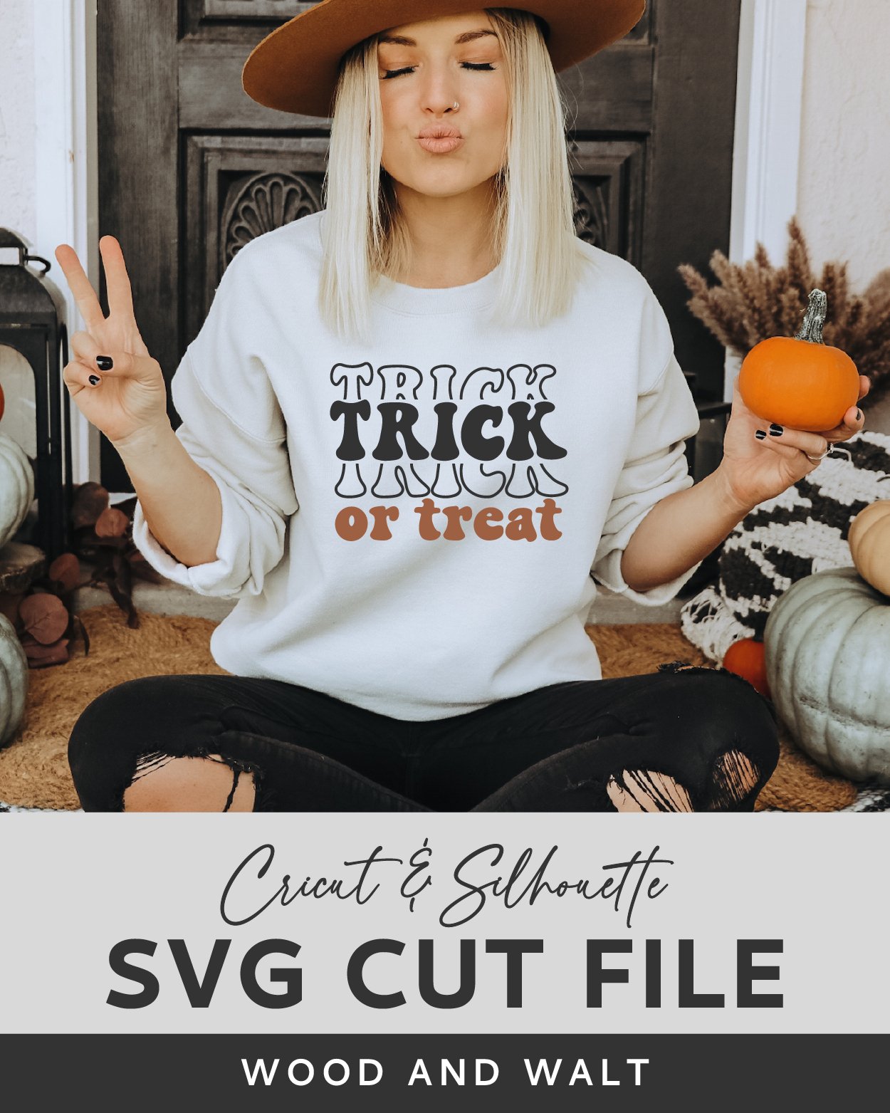 Retro Trick Or Treat SVG | Halloween Shirt SVG