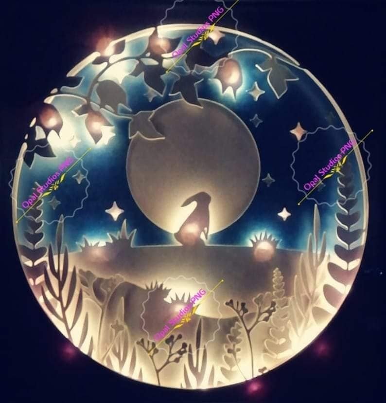 Bunny Rabbit Easter nature 3d layered shadow box (1249735)