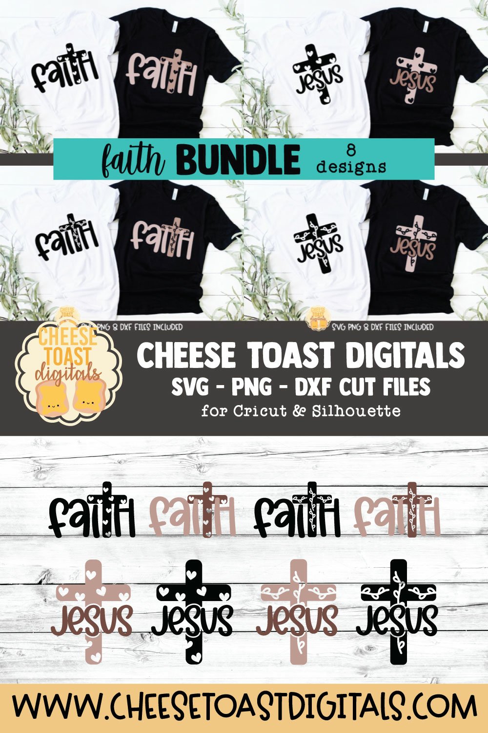 Christian SVG | Religious Jesus Faith Cross Bundle