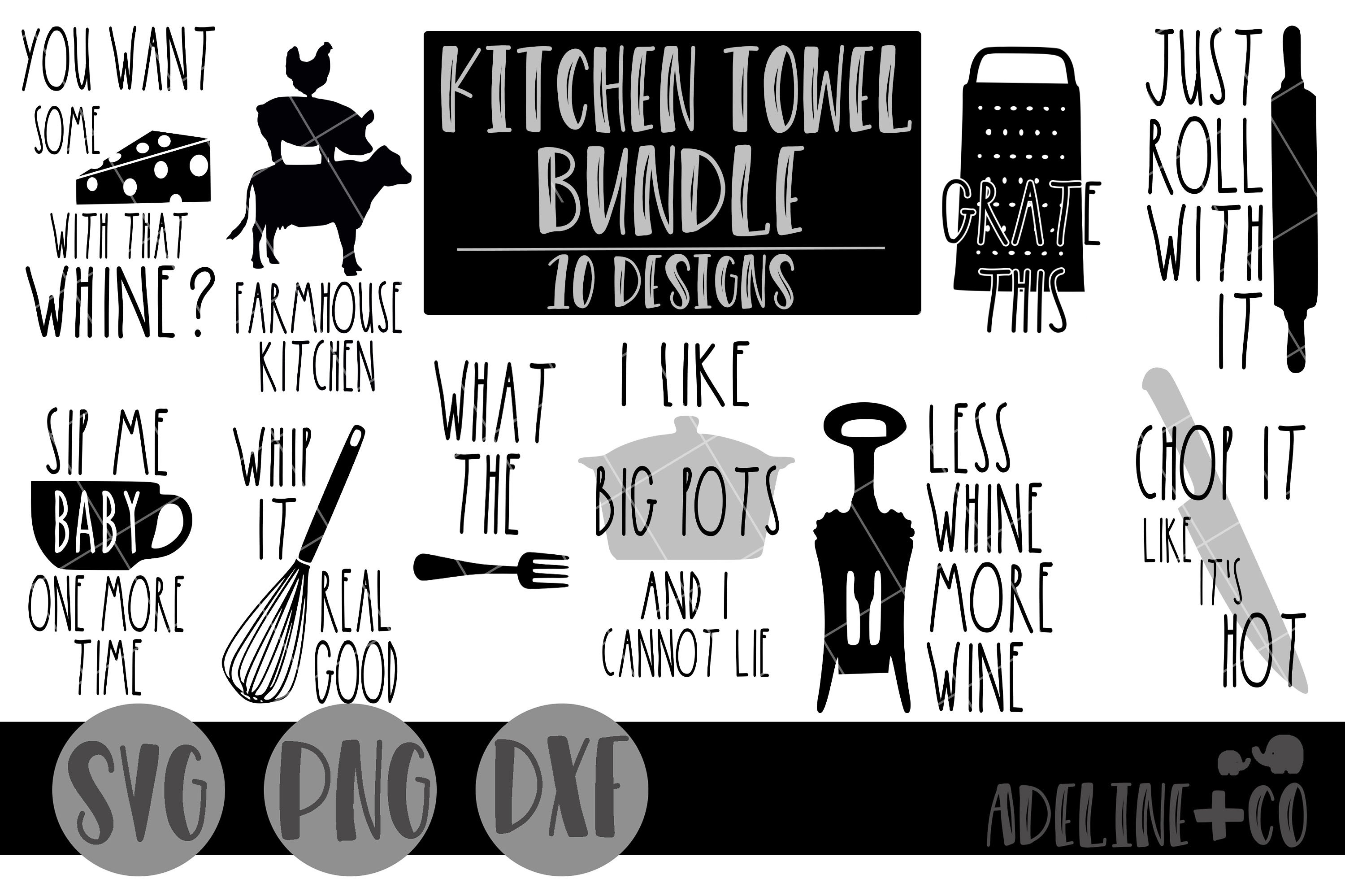Kitchen towel BUNDLE, SVG PNG DXF (435225) | SVGs | Design Bundles Kitchen towel BUNDLE, SVG PNG DXF (435225) | SVGs | Design Bundles