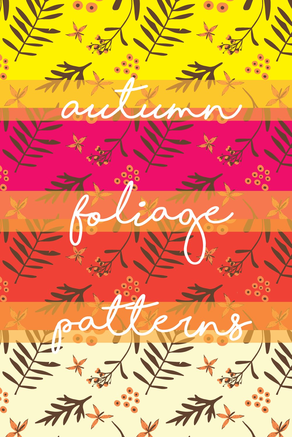 Autumn Foliage Digital Papers
