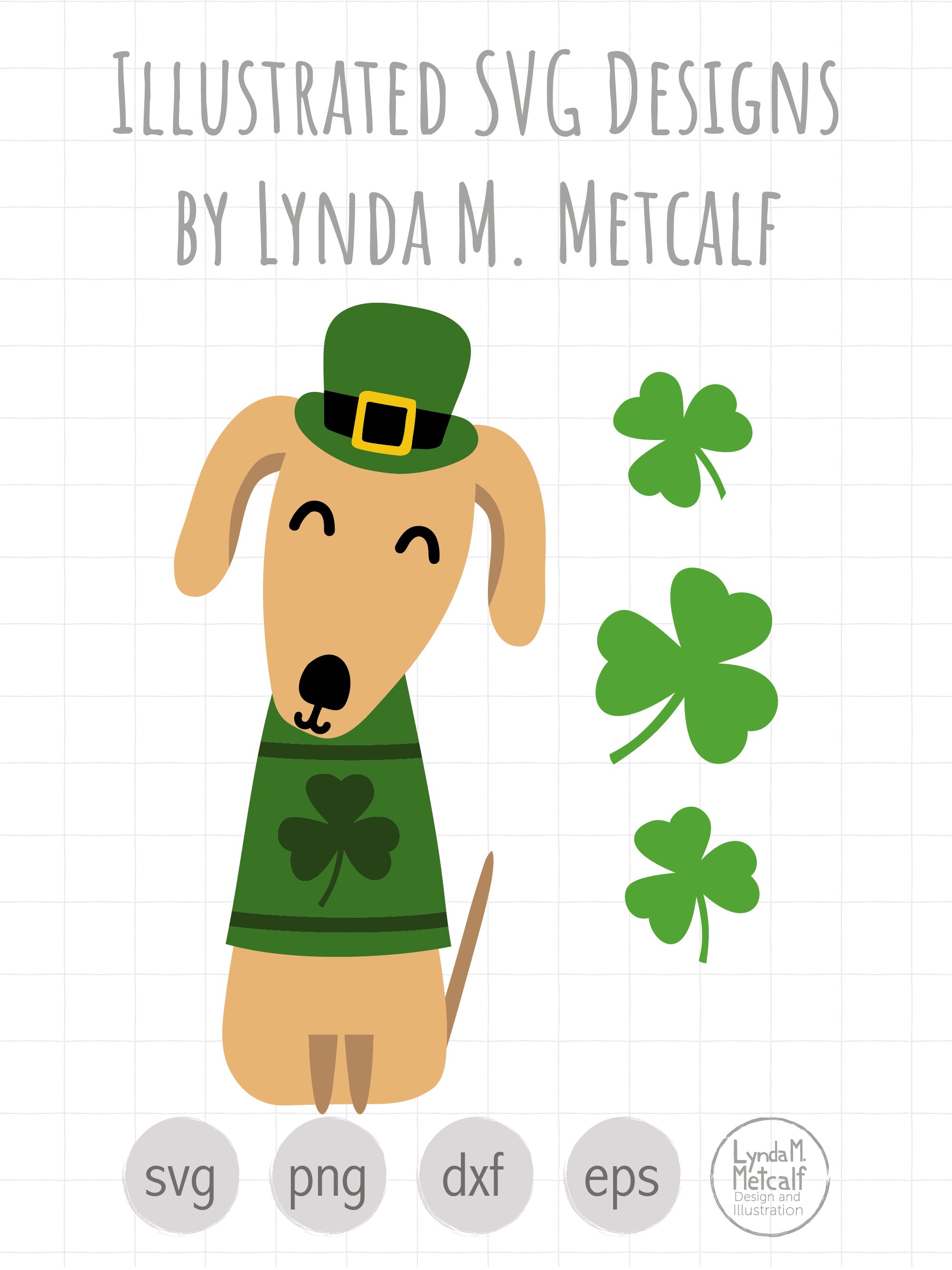 St. Patrick's Day Dog svg, Irish Dog SVG, Dog svg