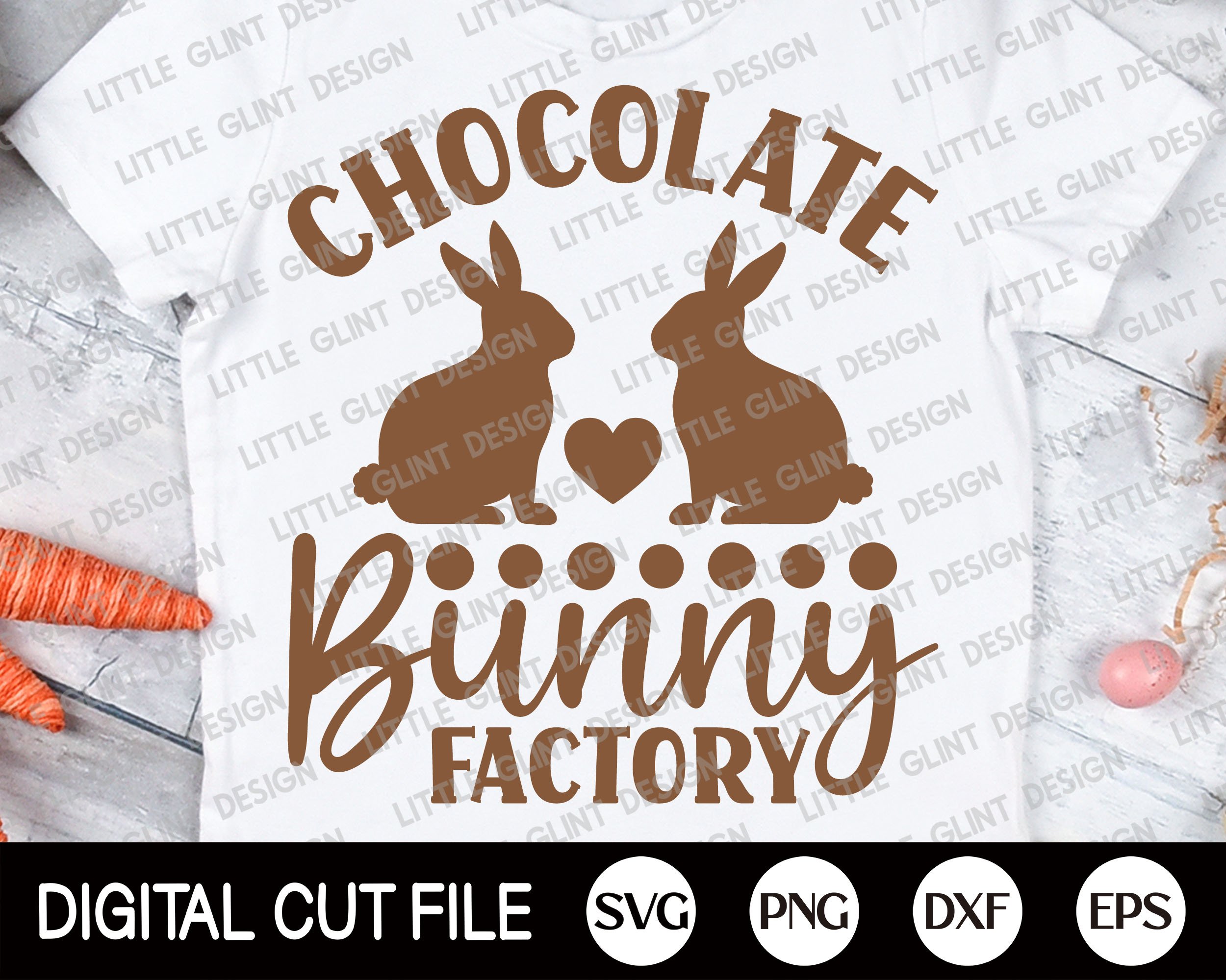 Svg Easter, Happy Easter Bunny, Chocolate Bunny Factory Dxf
