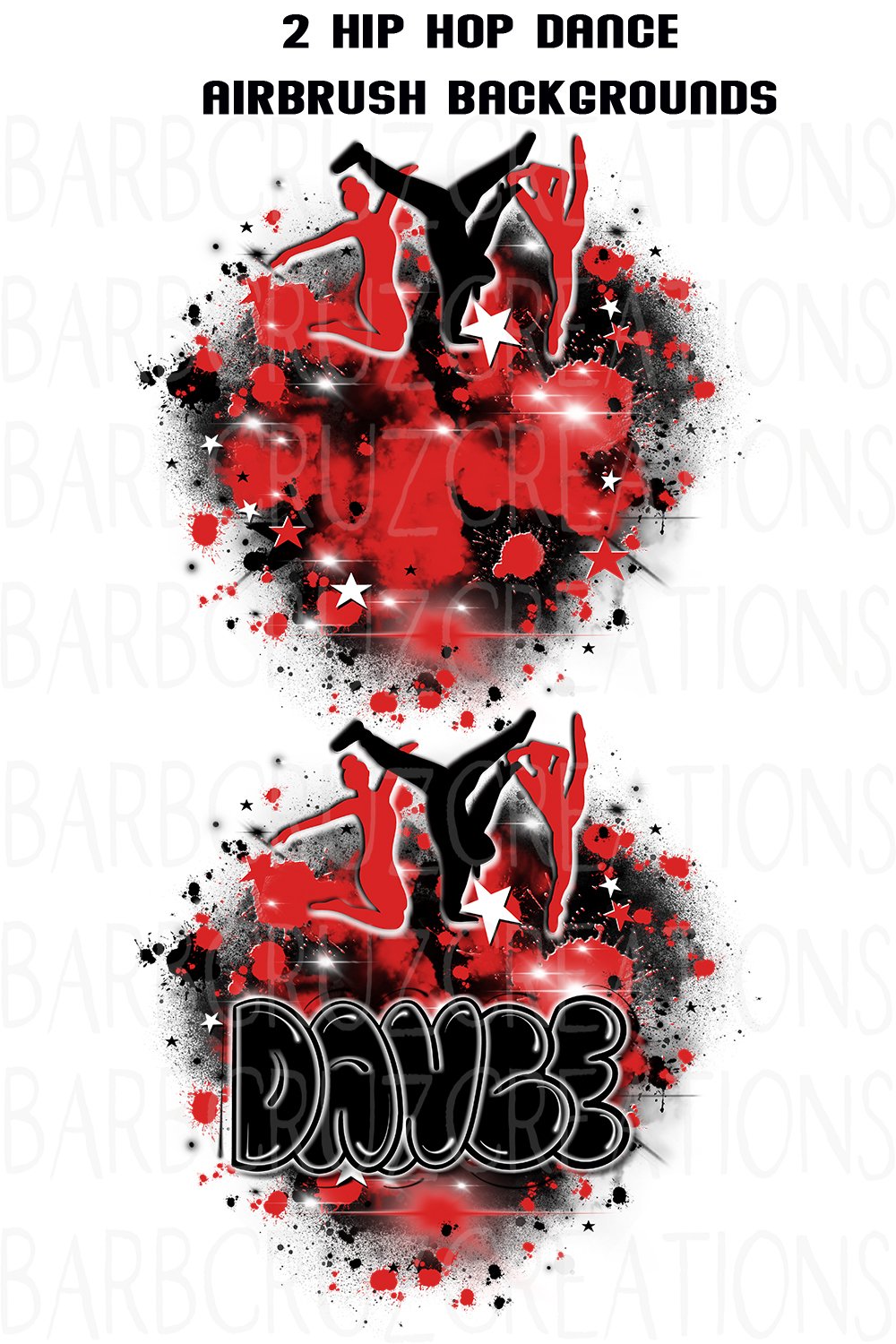 Hiphop Airbrush Print Door Mat