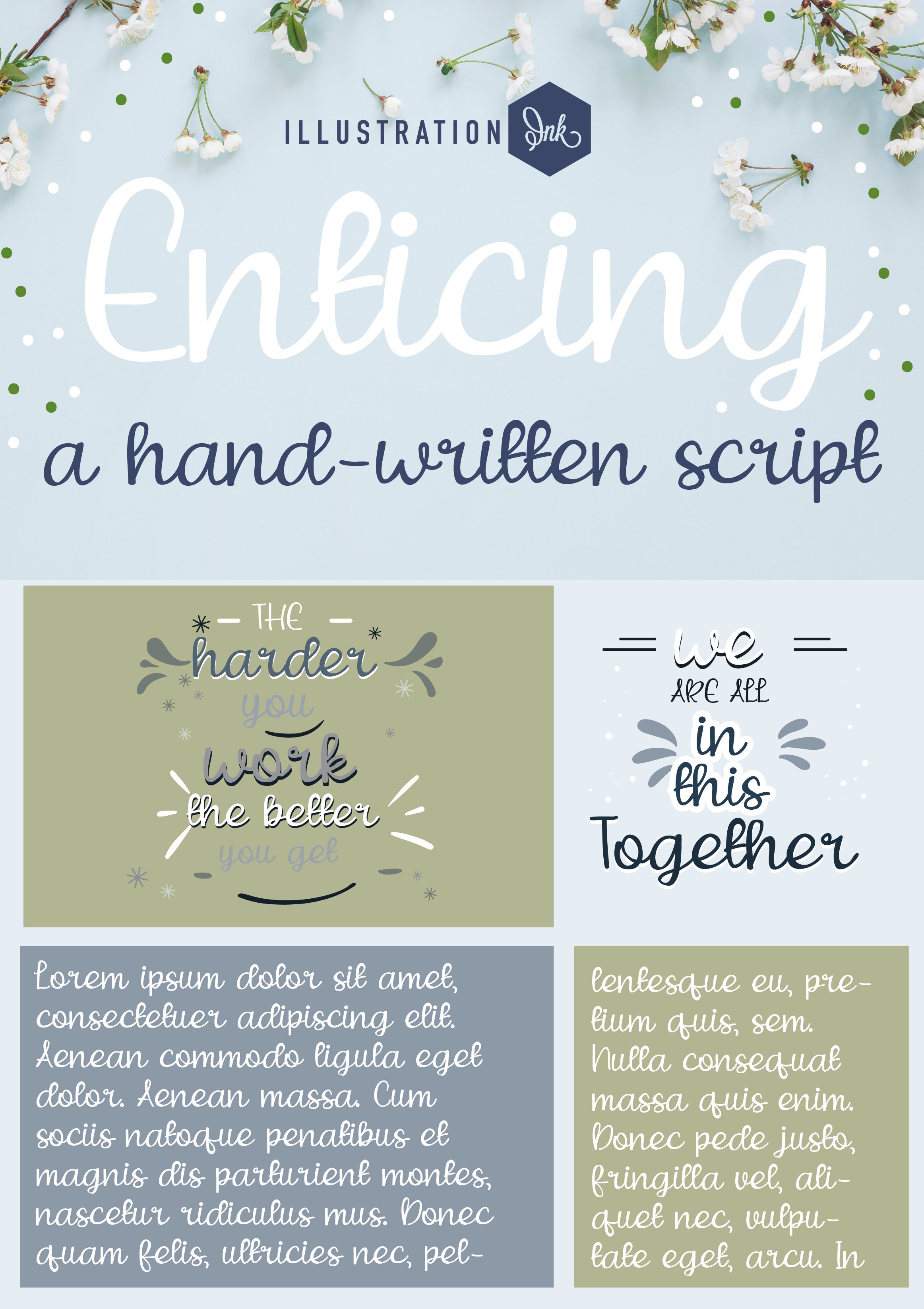Hand-crafted, sans serif font