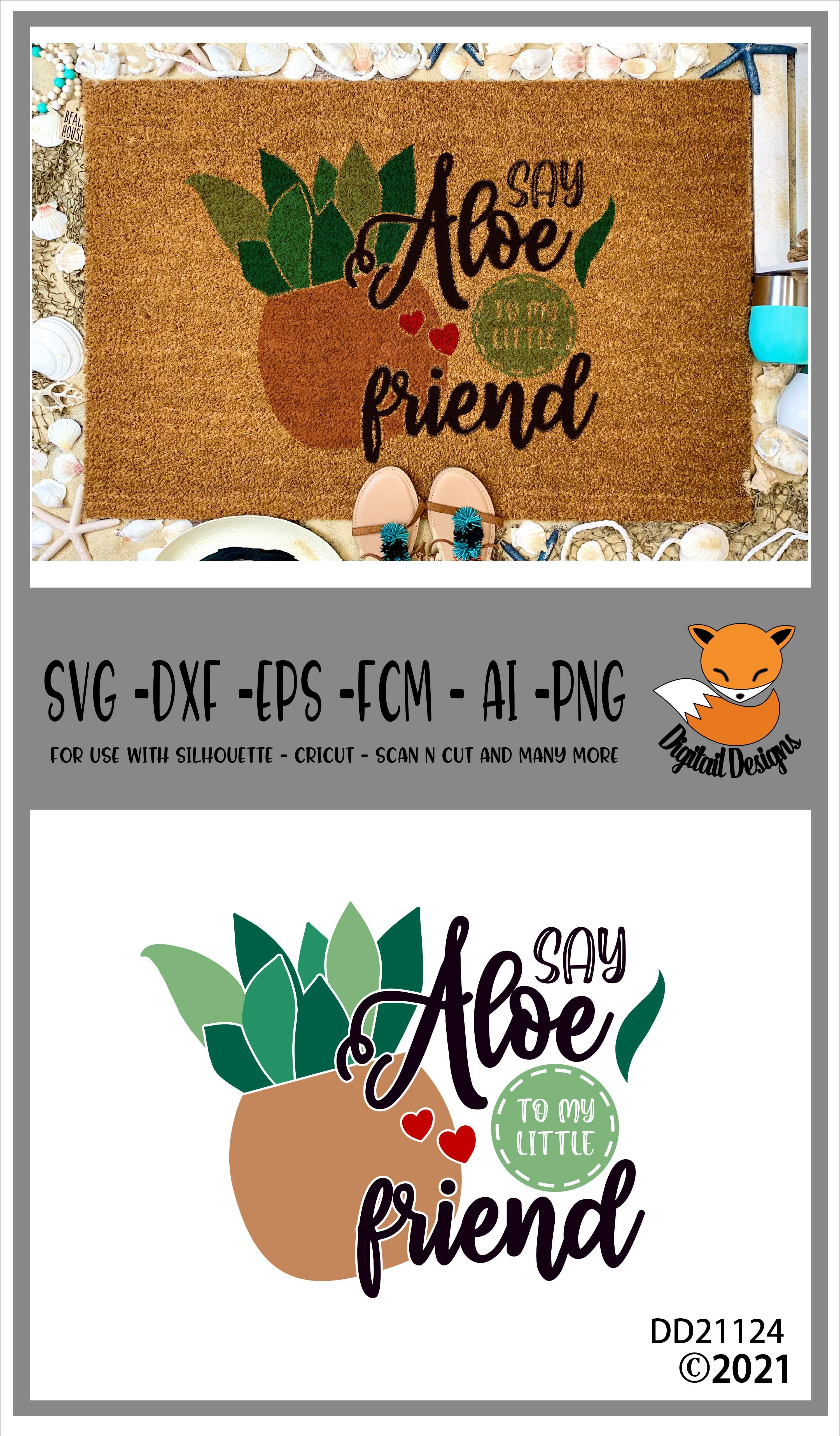 Say Aloe To My Little Friend Plant Lover SVG