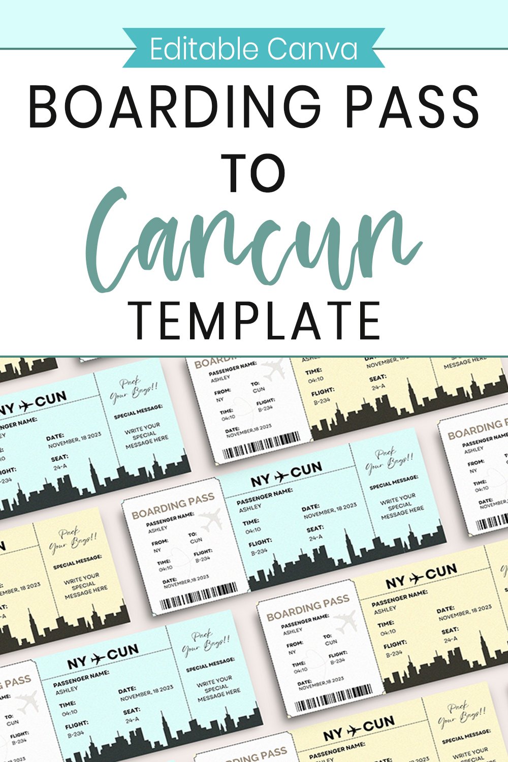 cancun-boarding-pass-template for Editable Free Printable Boarding Pass Template Cancun Boarding Pass Template for Editable Free Printable Boarding Pass Template