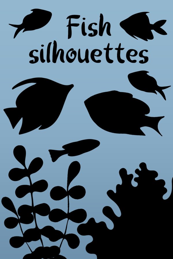 Fish Silhouette PNG. Fish Silhouette Clipart Clip Art Vector