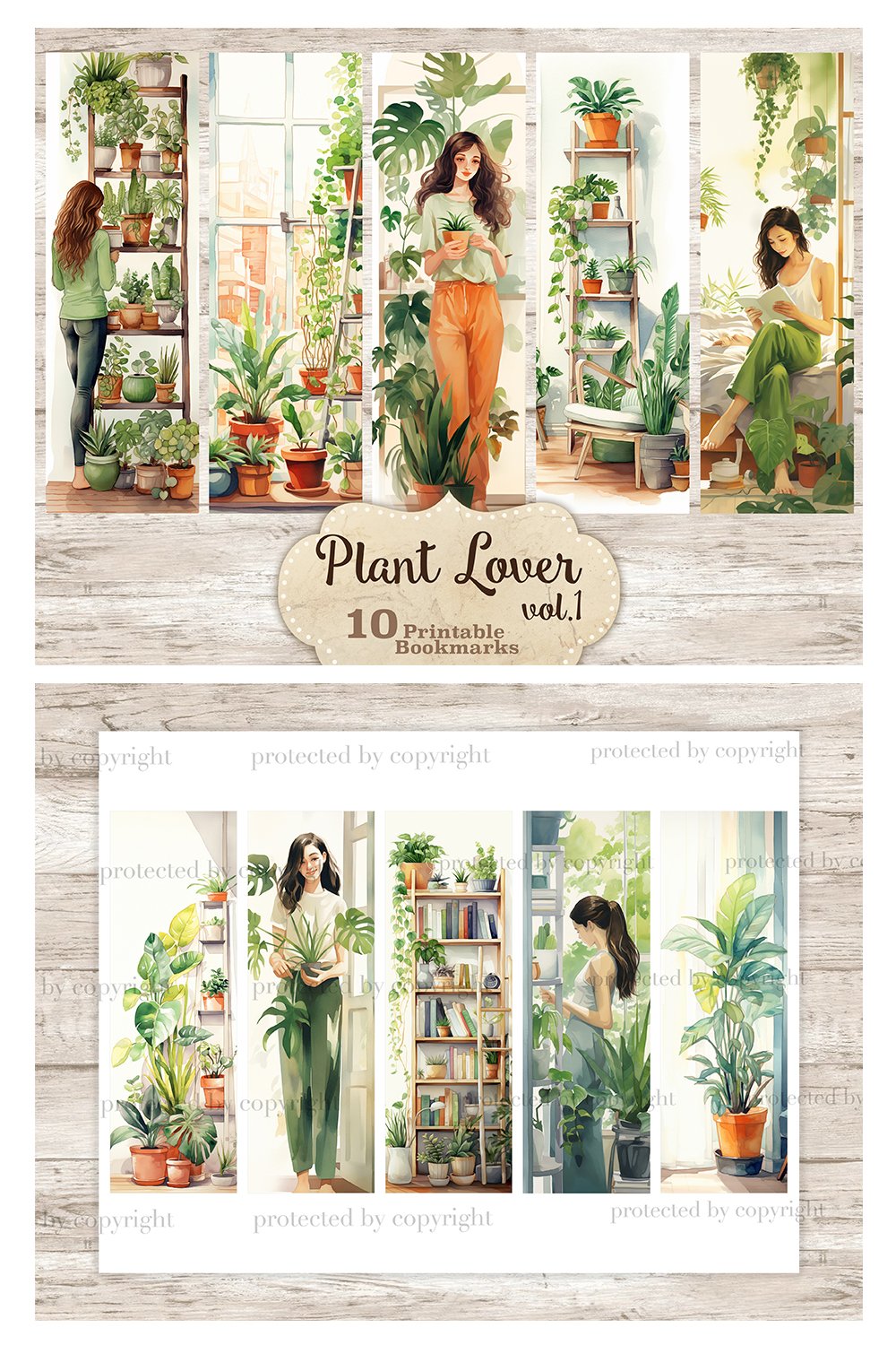 Plant Lover Bookmark | Botanical Printable
