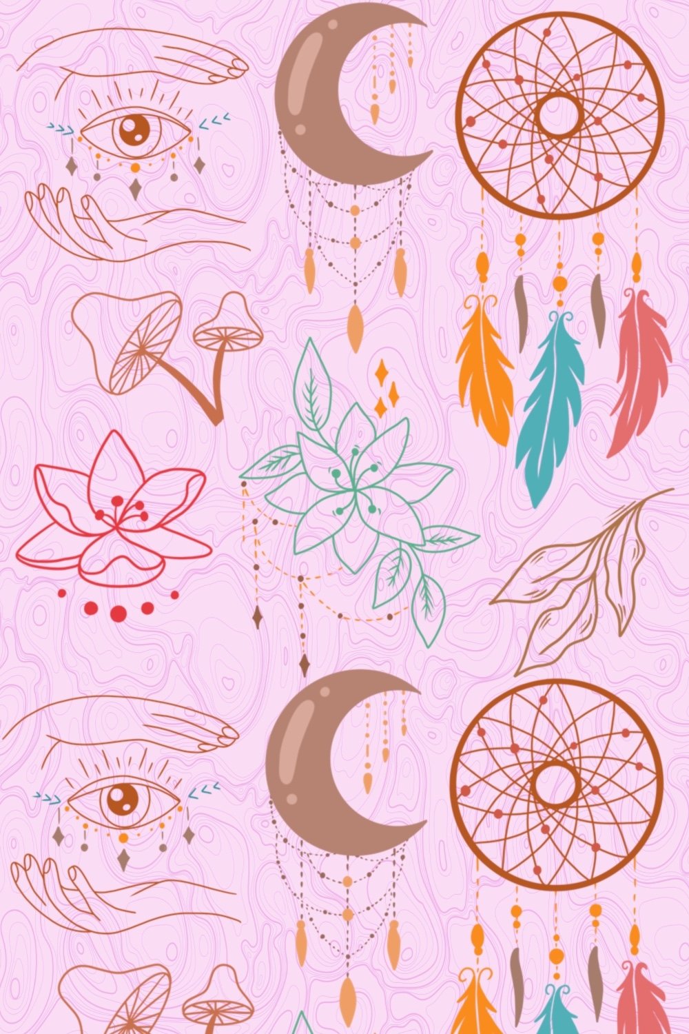 Boho Clipart Bundle,Boho Elements,Boho Clipart,Boho elements