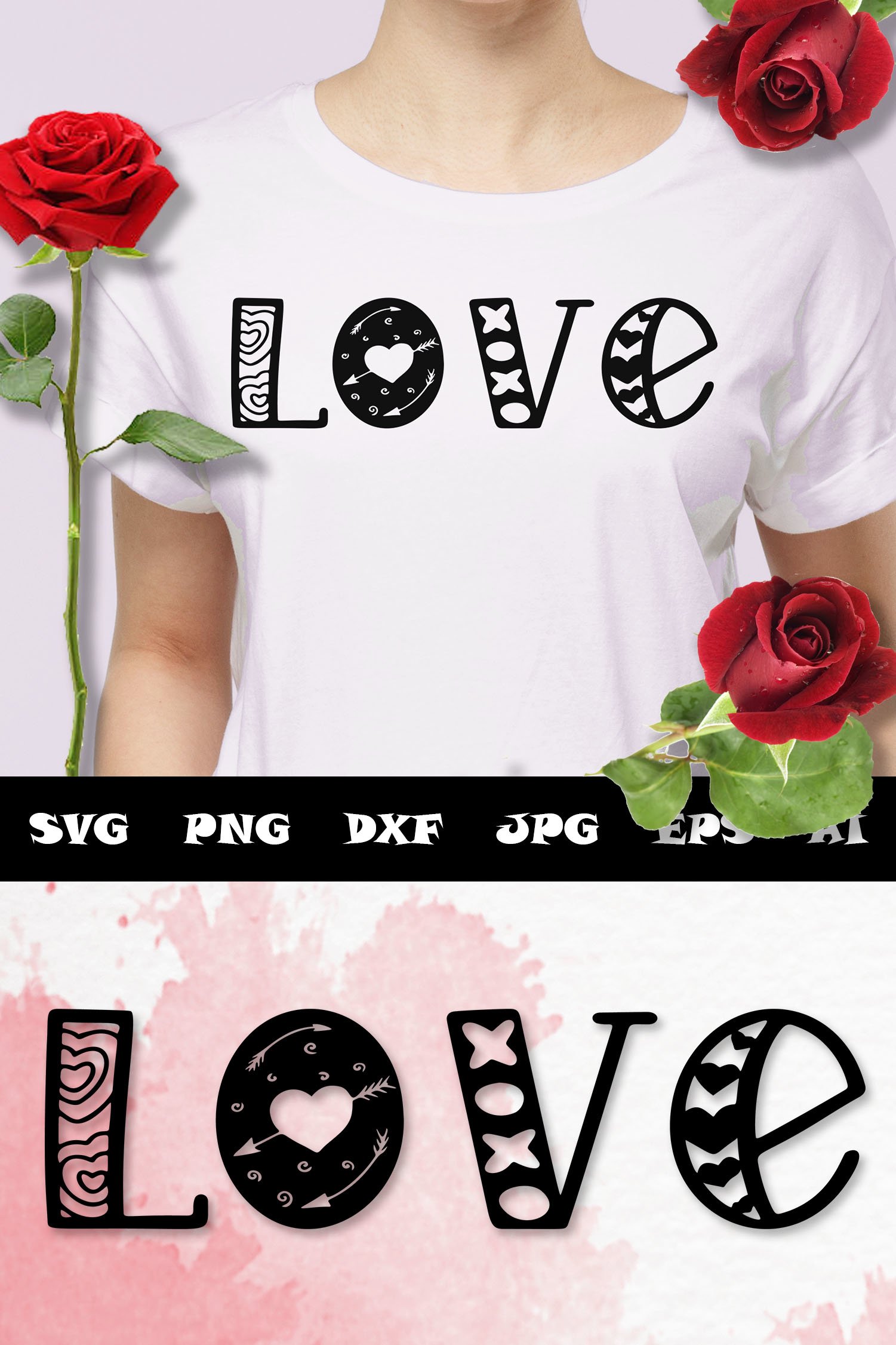 Valentines SVG Cut files - Valentine love SVG PNG (1139083)