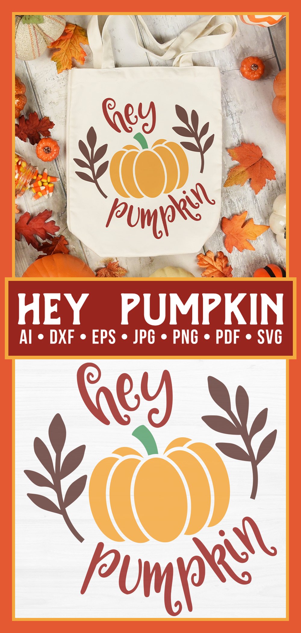 Hey pumpkin SVG