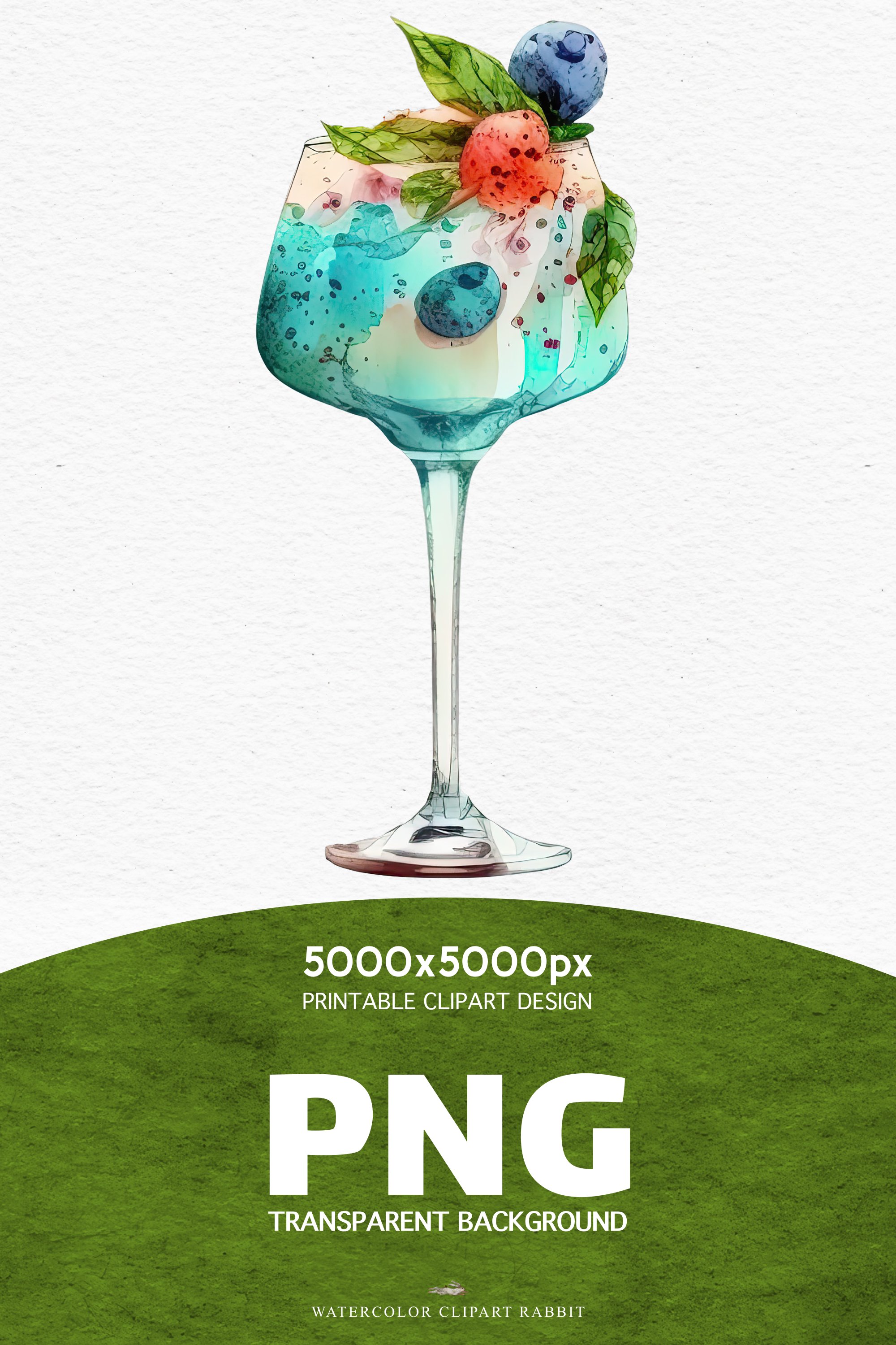 Cold Summer Cocktails Drinks Lemon Berries Clipart PNG image