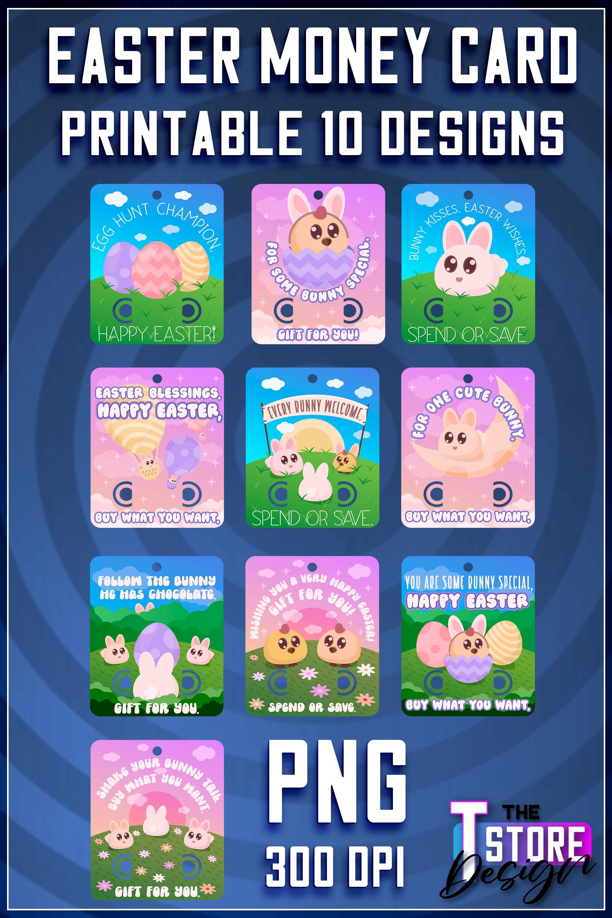 Easter Money Card Printable Easter Money Holder (2540638)