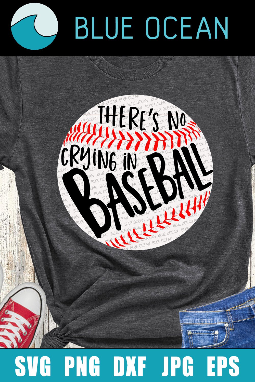 There&rsquo;s no crying in baseball SVG, Baseball SVG, Baseball