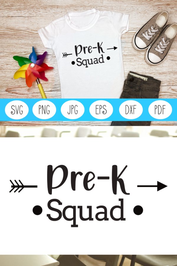 Pre-K SVG Back to School SVG First Day of School SVG Pre K