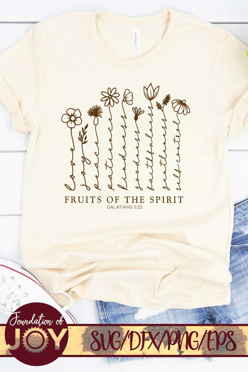Fruits of the Spirit svg, Wildflowers svg, Bible Verse svg